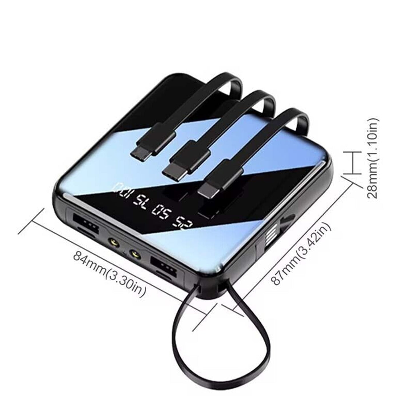 Mini Portable USB Power Bank Backup Battery Charger for Phones