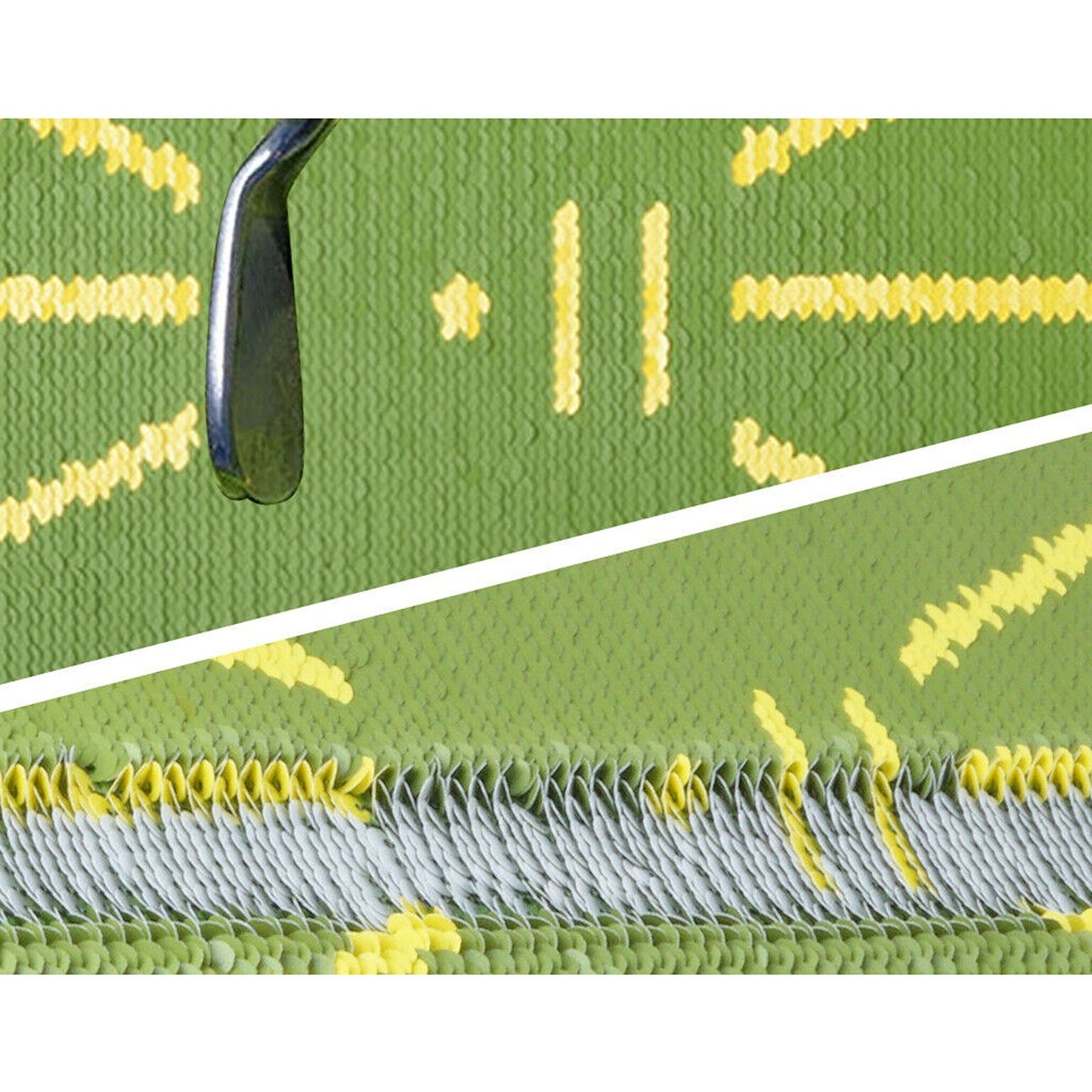 Golf Training Aid for Swing Detection with Mat Hook Spike Ball Set