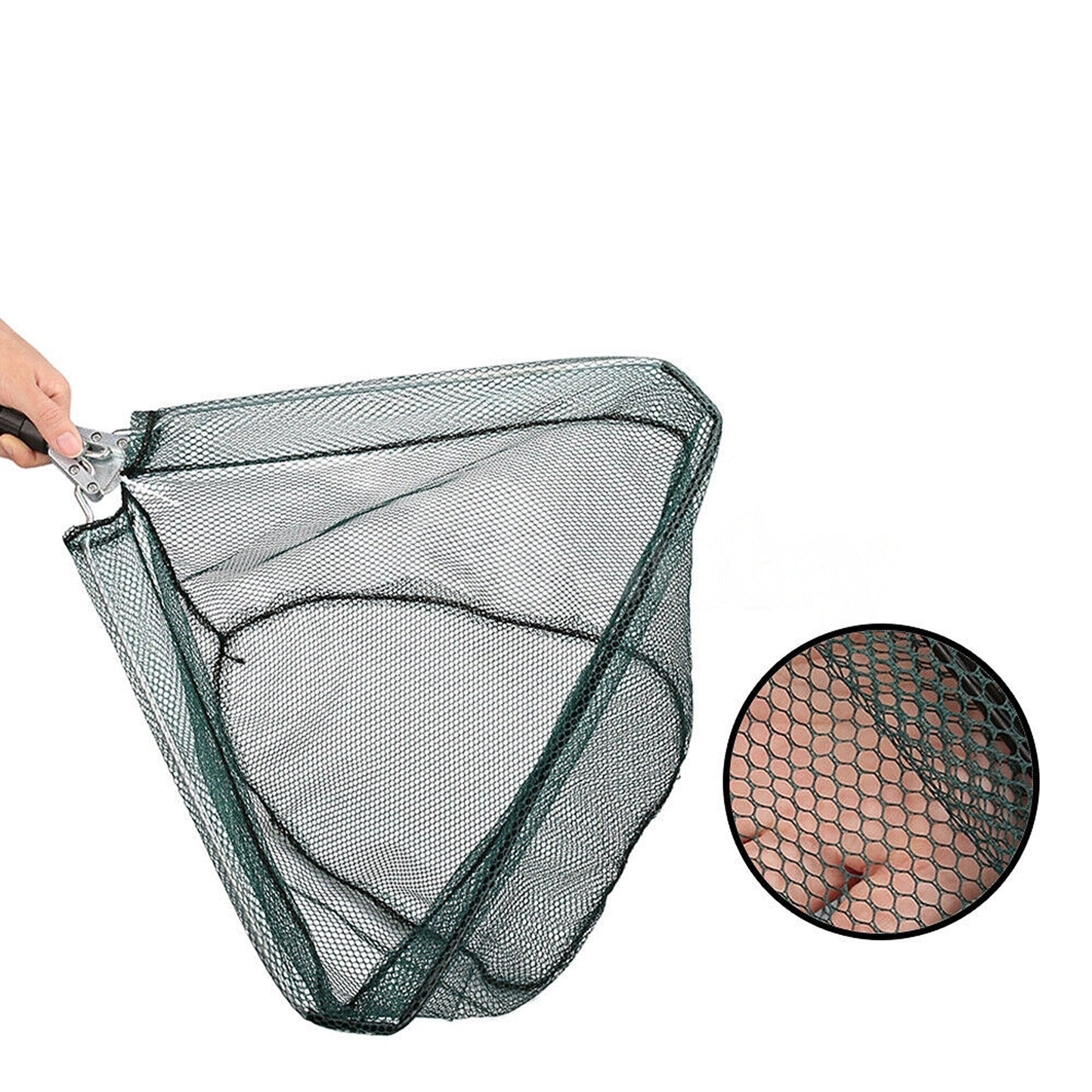 Telescopic Pole Fishing Landing Net Lightweight Portable Mesh