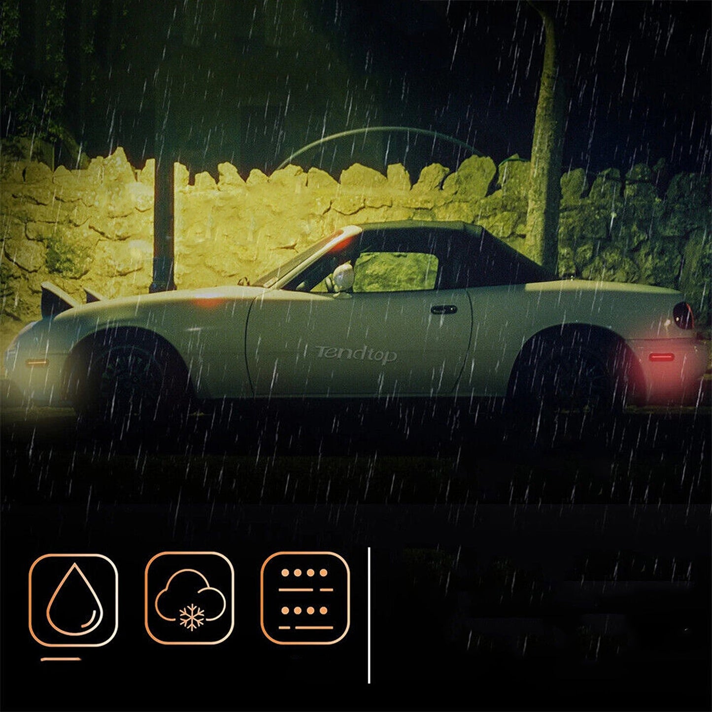 2pcs Trailer Lights Submersible Stop Tail LED Kit Boat Truck