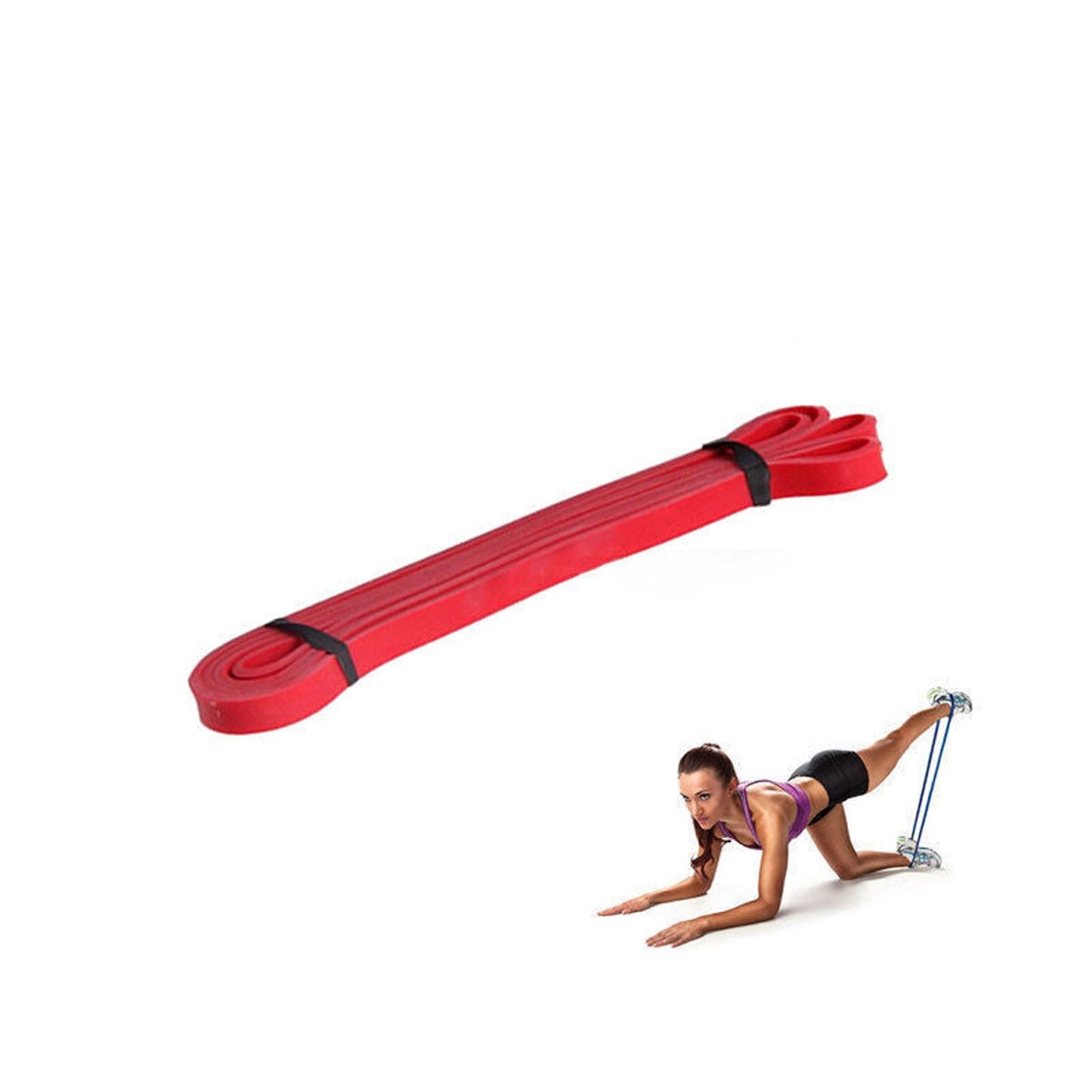 Pull Up Chin Up Training Exercise Gym Power Resistance Rubber Band
