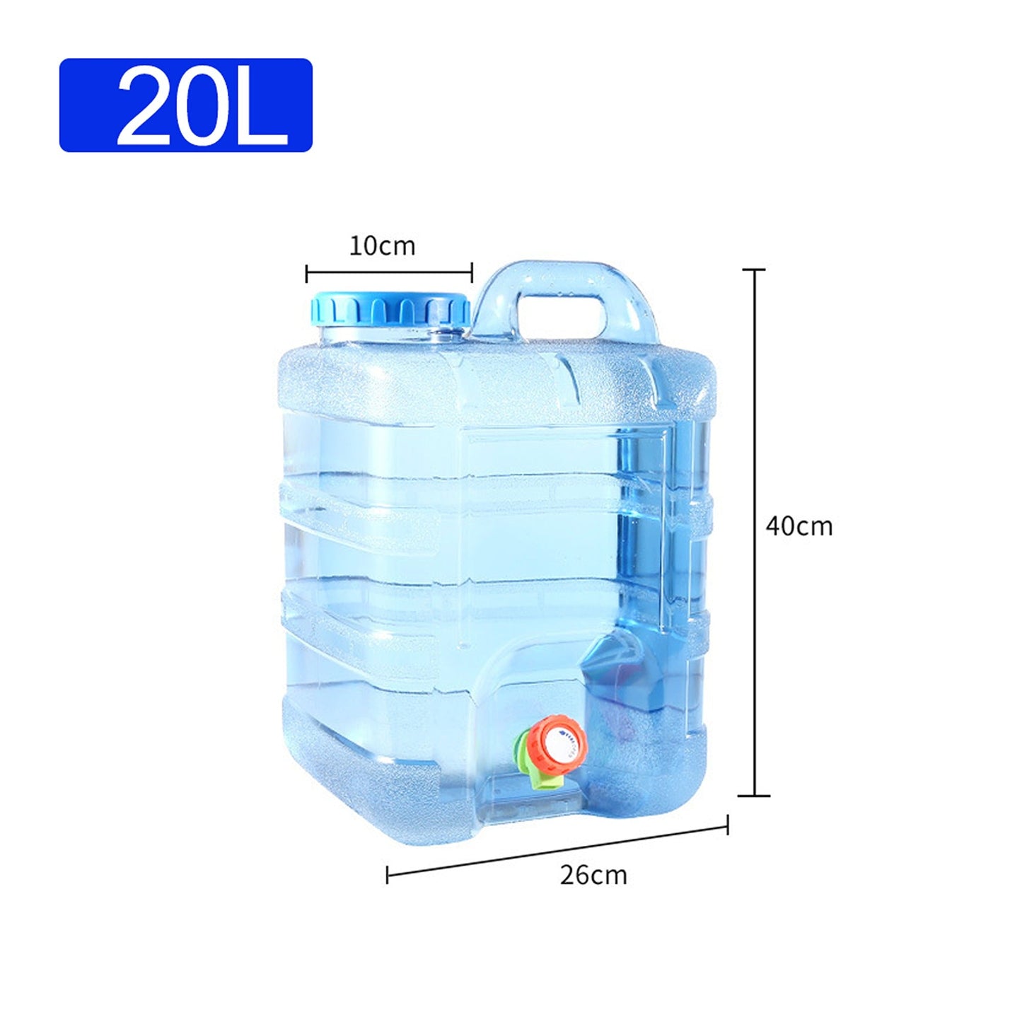 Portable Spigot Water Container for Camping 5L-25L Storage