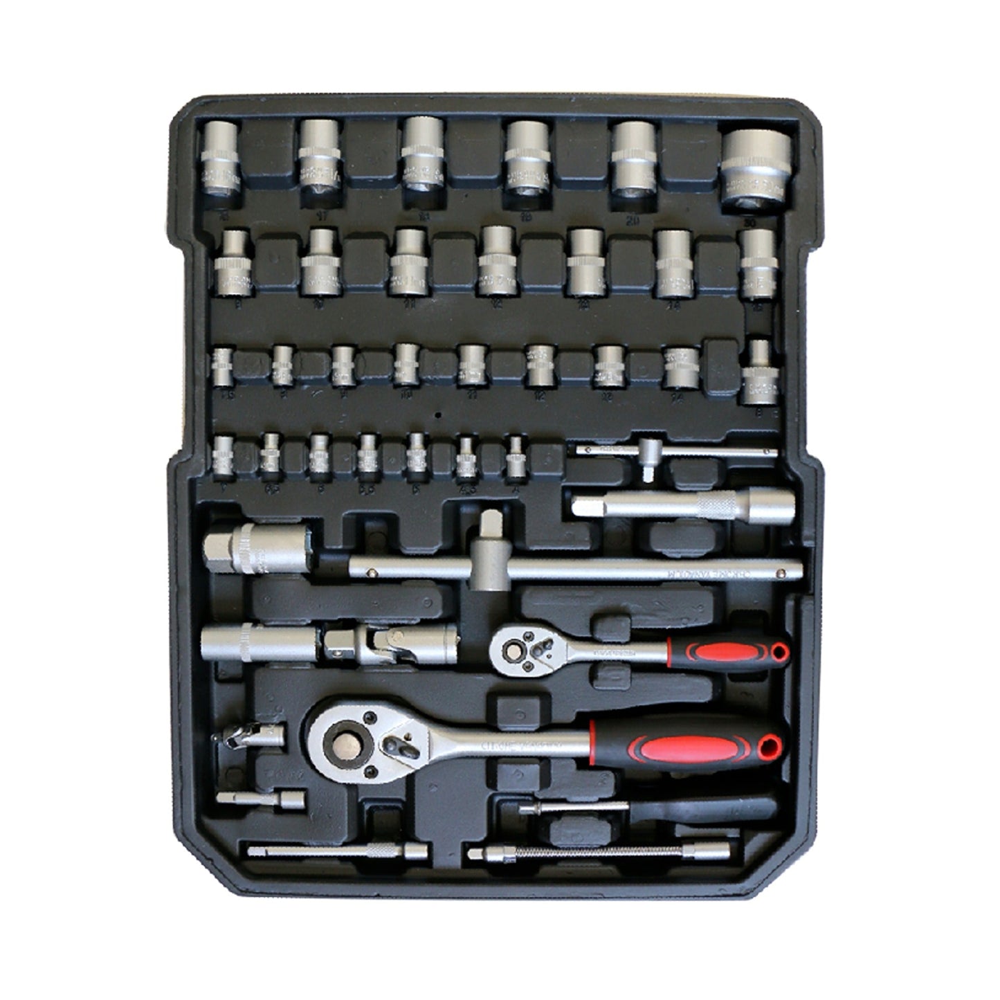 Mechanic DIY Toolbox with 1375 Pieces Portable Rolling Case Trolley Set