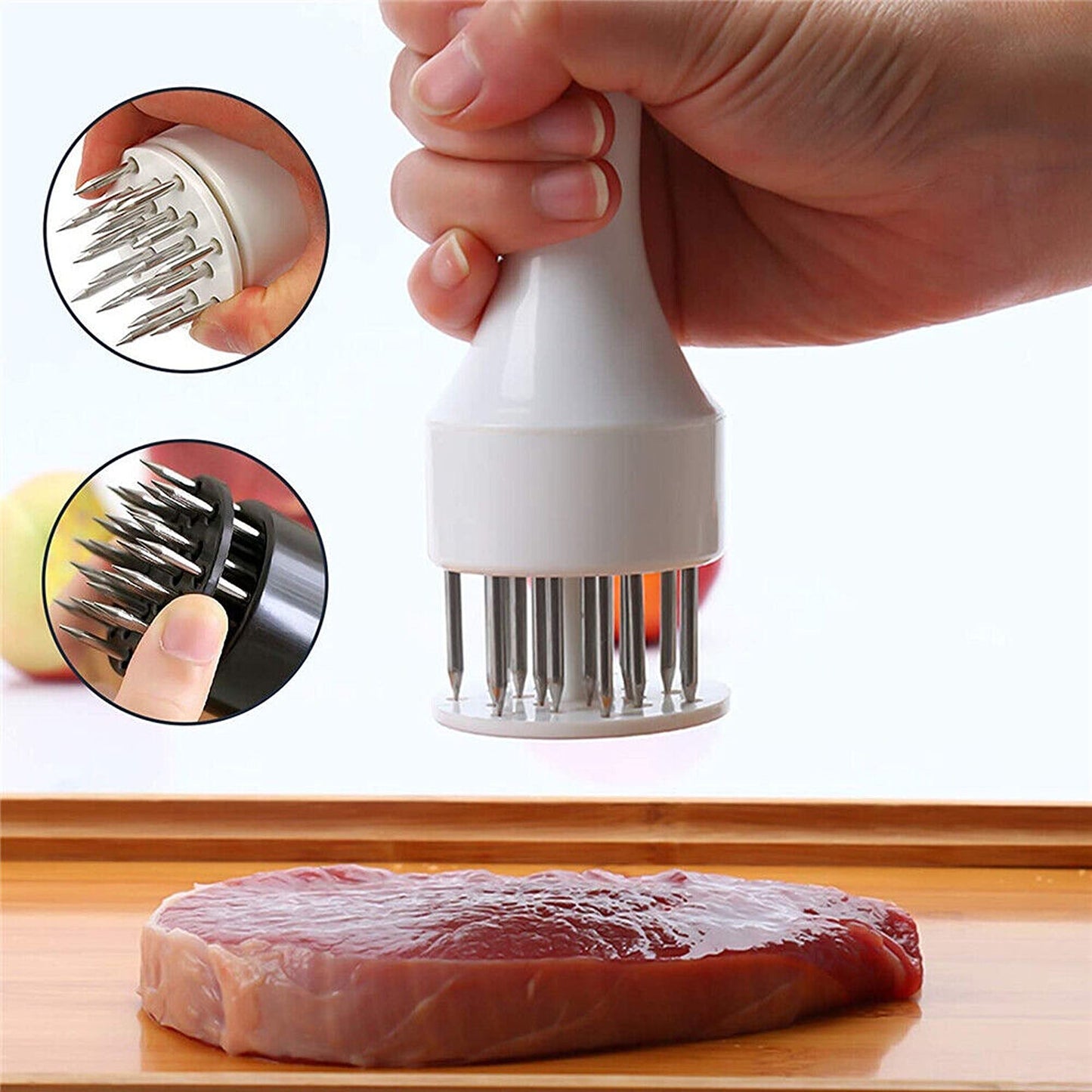 Meat Tenderizer Needle Blade Steak Mallet Kitchen Cooking Tool Hammer