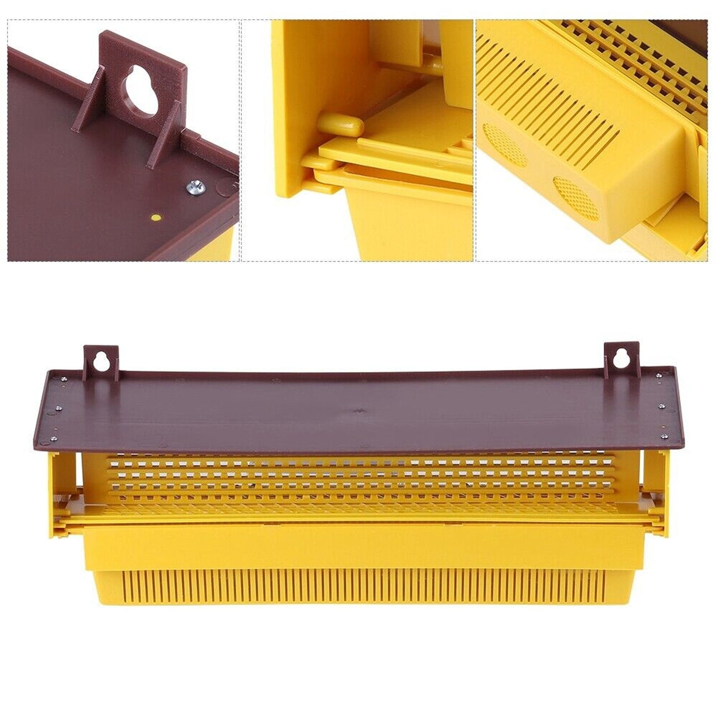 Bee Pollen Trap Collector Tool with Removable Tray for Beekeeping