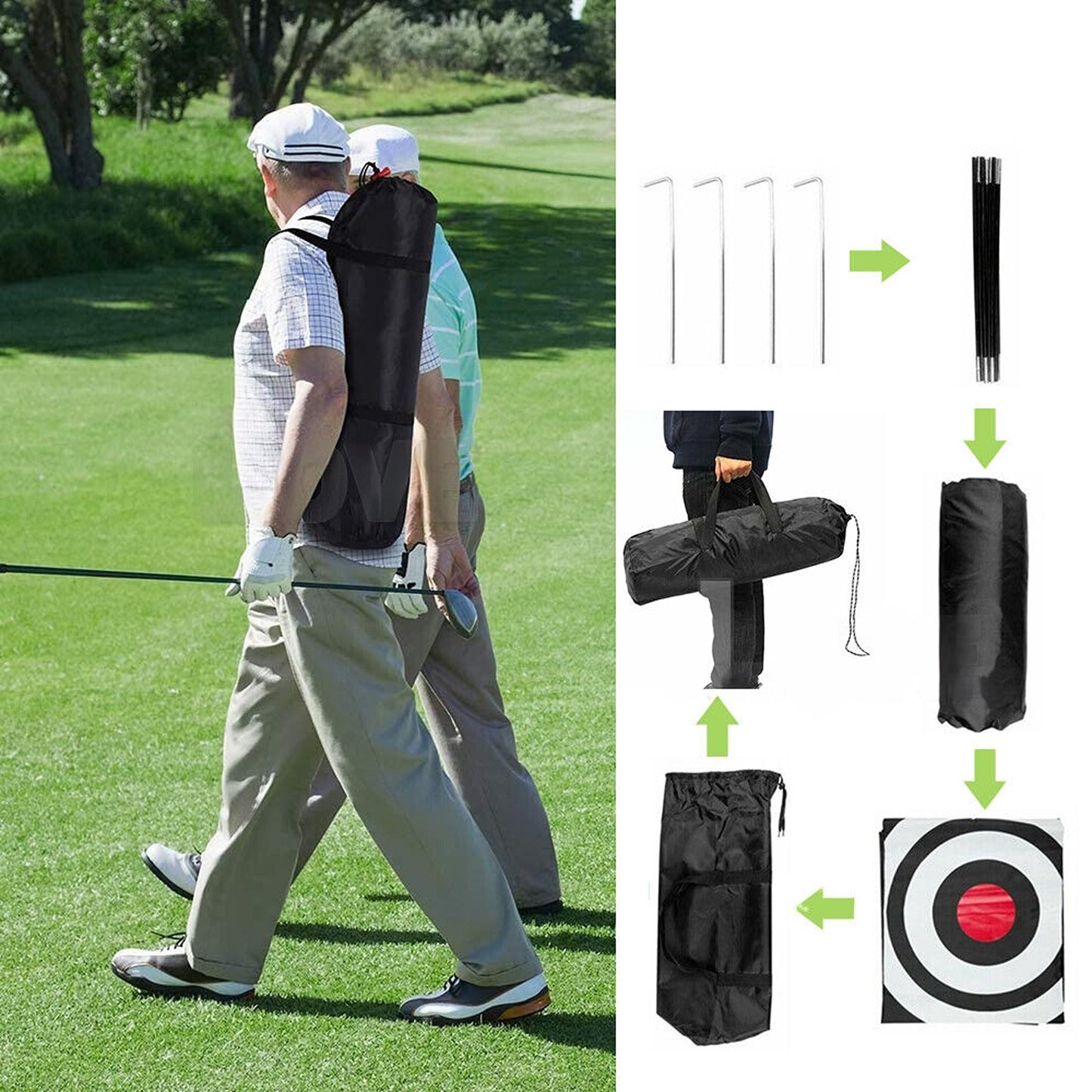 3M Golf Practice Net Driving Netting Chipping Cage Training Aid