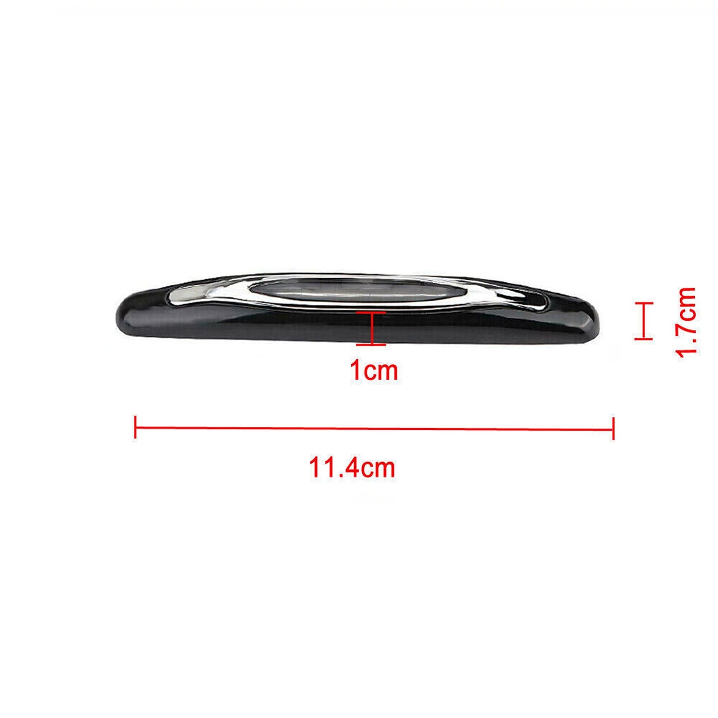4pcs Car Door Edge Scratch Protection Universal Anti-collision Strip Black