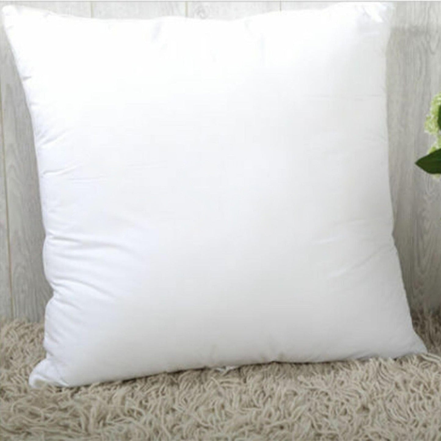 Set of 4 Memory Resistant Polyester Cushion Pillow Inserts 45cm x 45cm