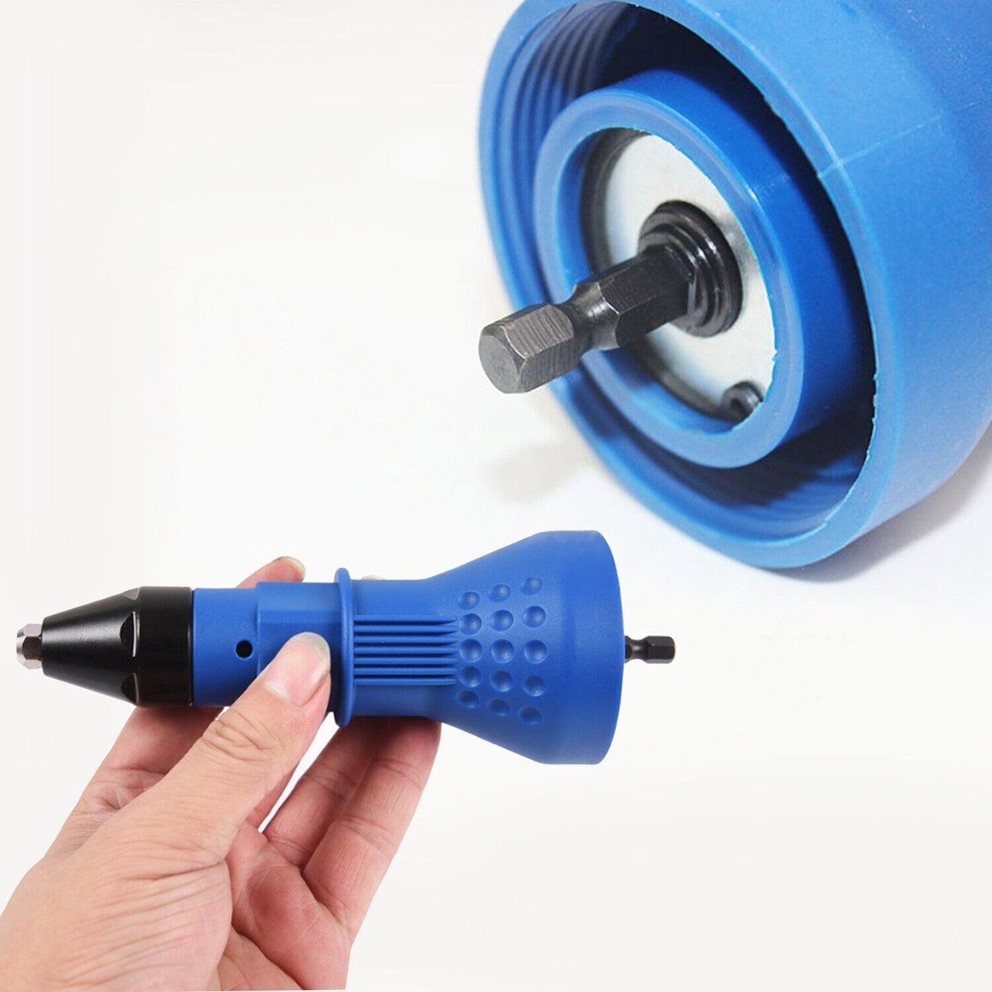 Drill Adapter Rivet Gun Attachment for Cordless Riveter with Nuts