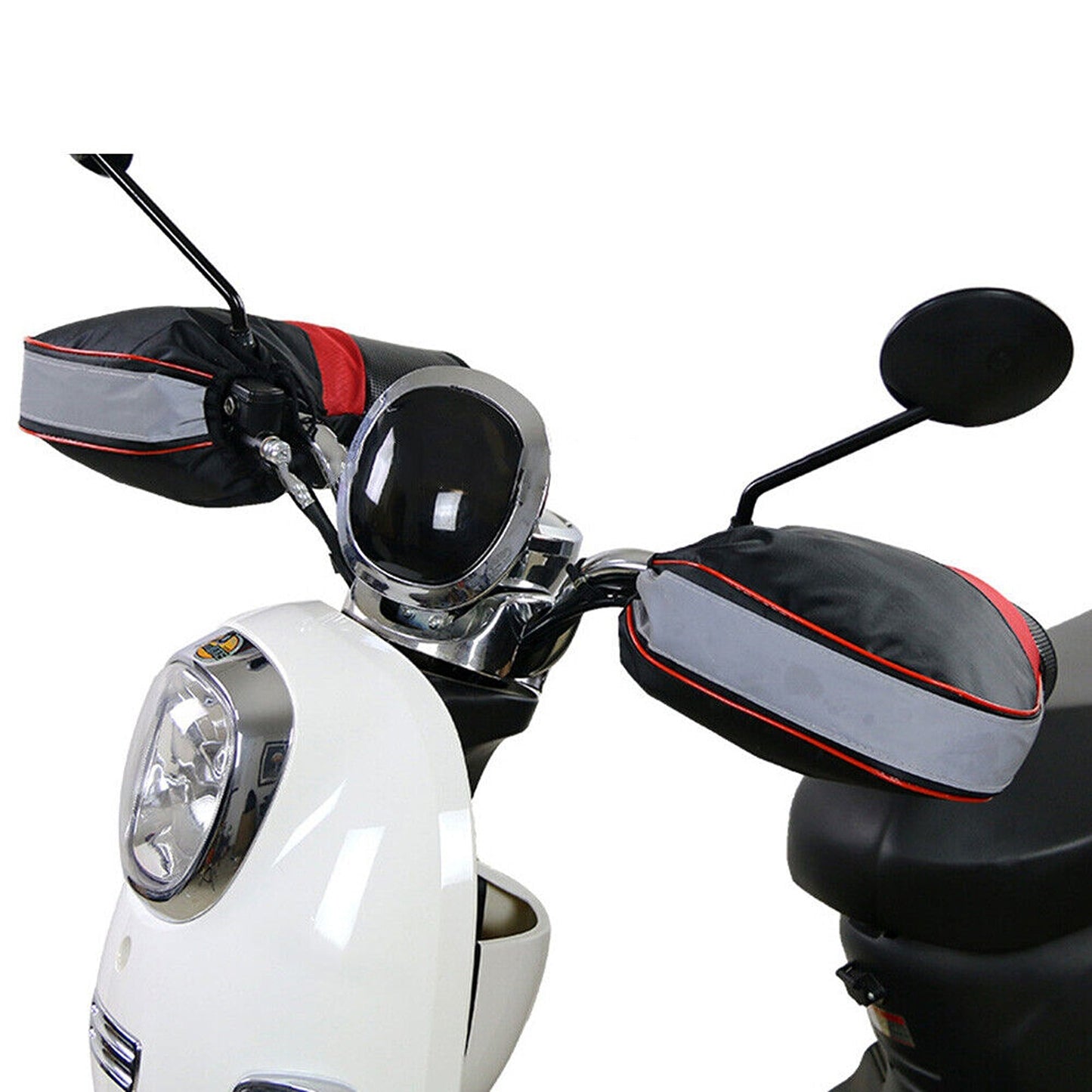 Winter Windproof Motorcycle Handlebar Muffs Thick Warm Handle Gloves