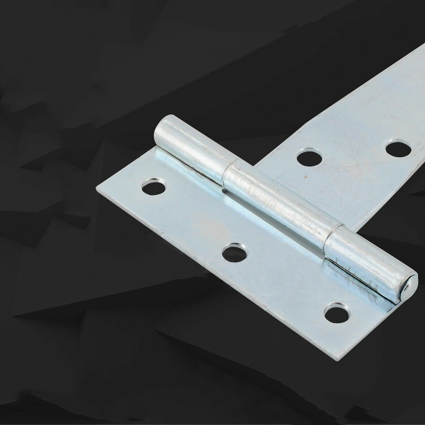 1 Pair Gate Shed T-Hinge Heavy Duty Strap Hinge for Wooden Fence
