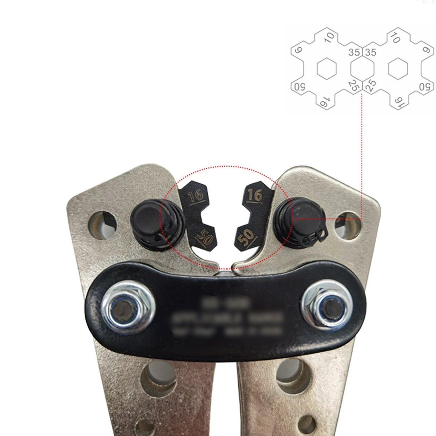 Heavy Duty Battery Terminal Hex Crimping Pliers for Cable Plugs