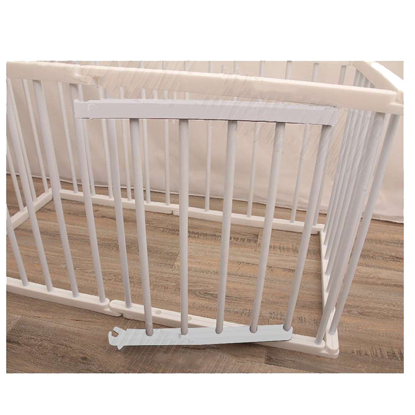 Portable Dog Playpen with Foldable Exercise Panels for Puppy Play and Fencing