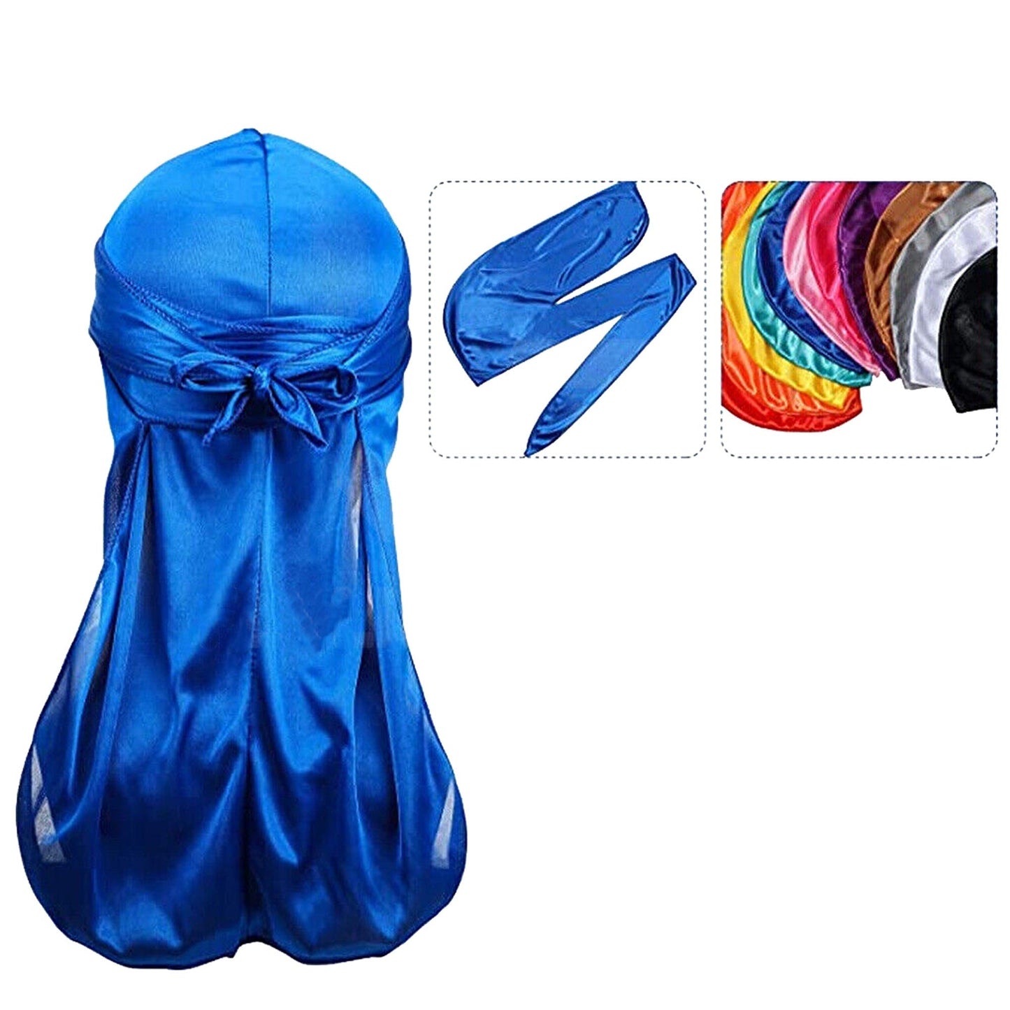 Silk Pirate Cap Fashion Unisex Bandana Doo Durag Headwear