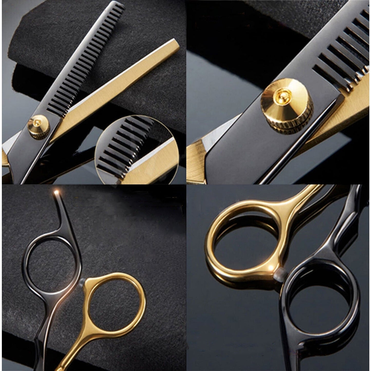 Hairdressing Hair Cutting Thinning Shears Professional Salon Barber Scissors Set