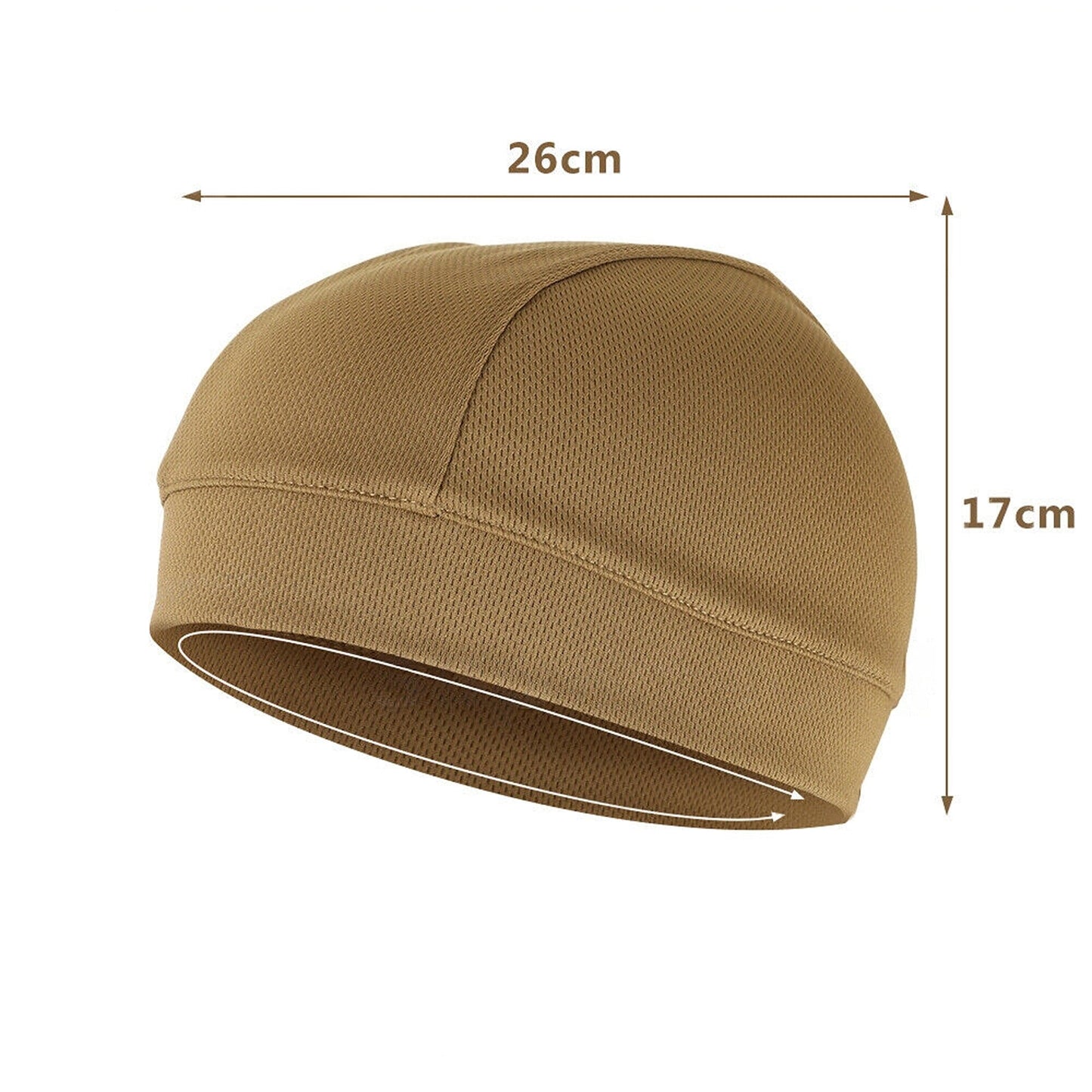Breathable Skull Cap Sports Helmet Liner for Running and Cycling Moisture-Wicking Beanies