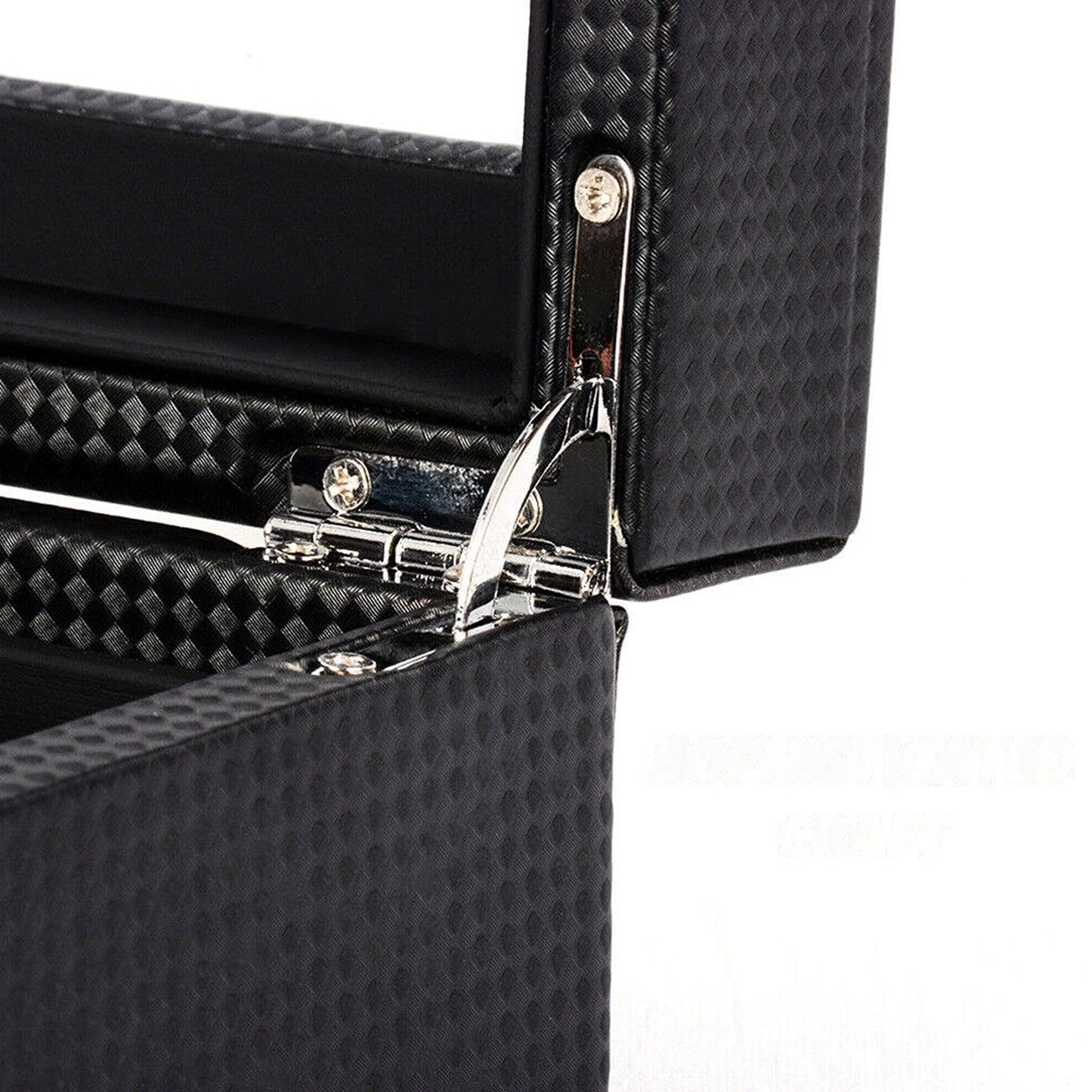 Elegant 12-Slot Watch and Jewelry Storage Display Case