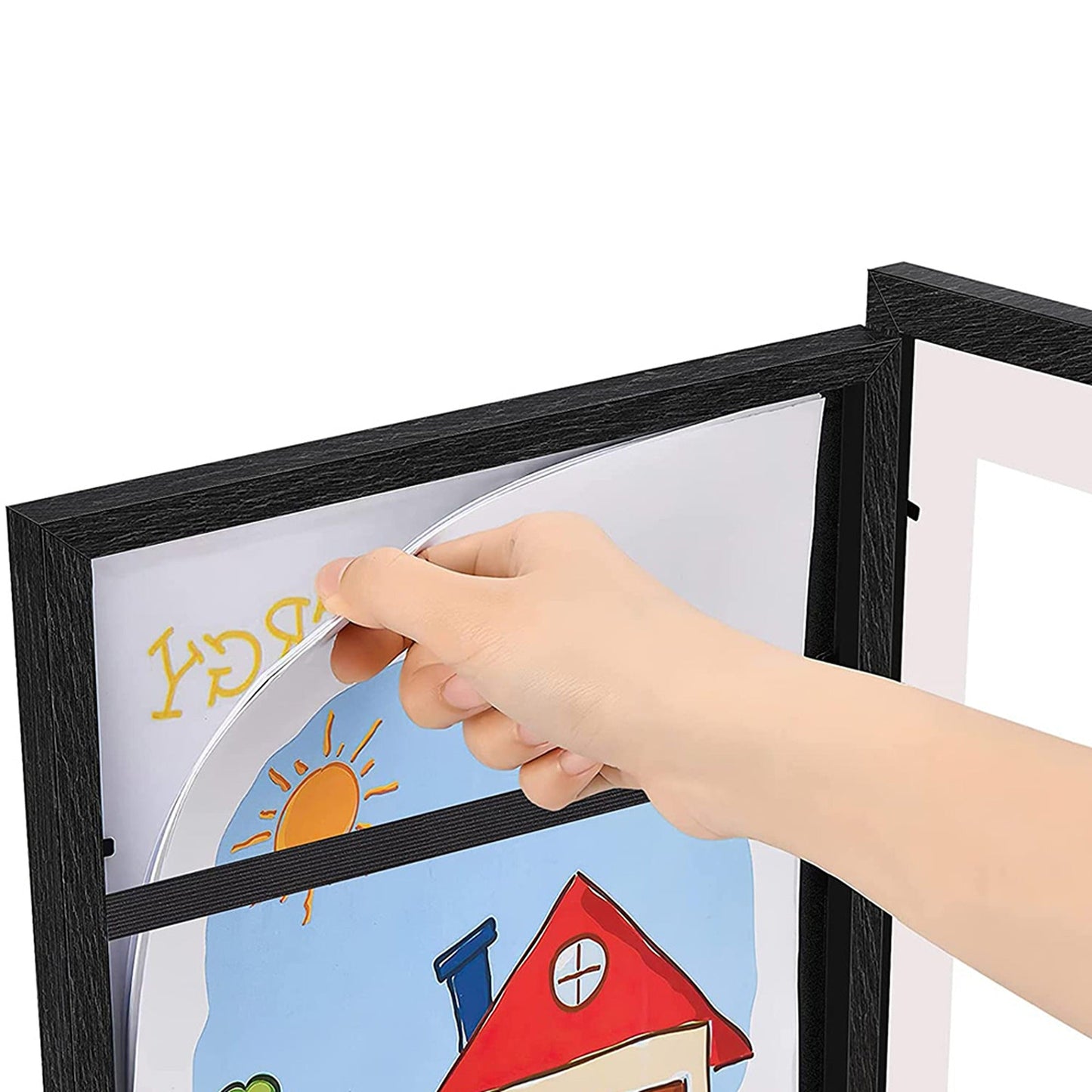 Wooden Art Display Frames Holds 150 Pictures for Art Projects