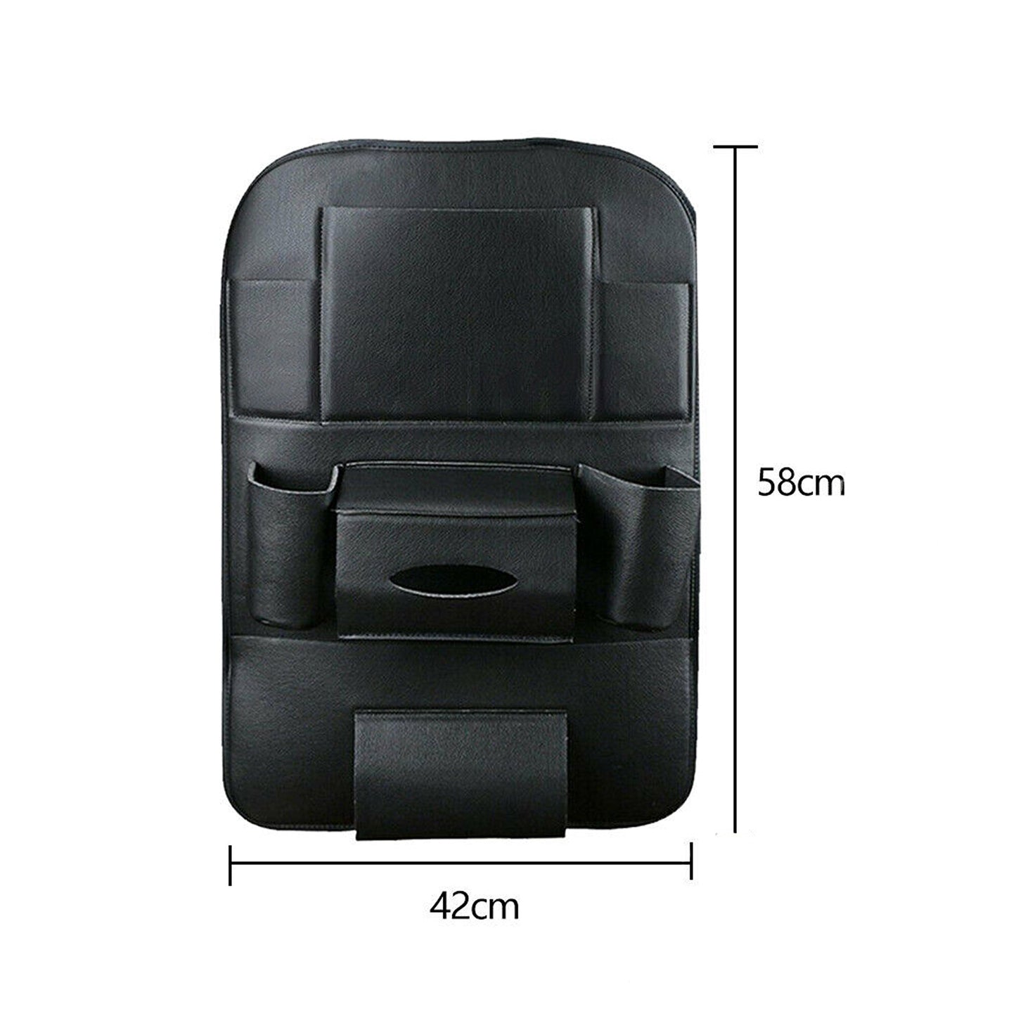2pcs Car Back Seat iPad Holder Travel Storage Organizer with Pockets