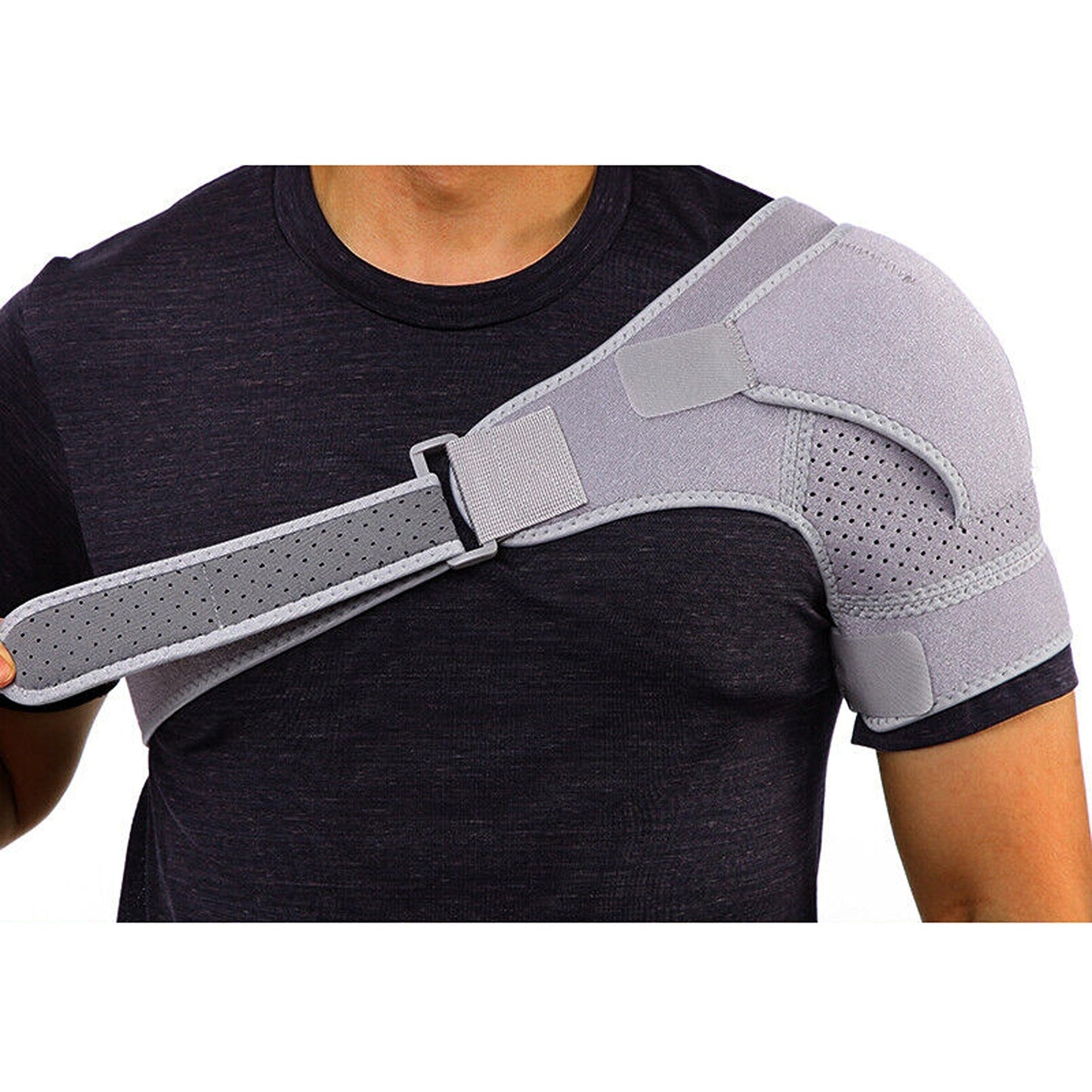 Unisex Shoulder Therapy Support Rotator Cuff Brace Belt Sleeve