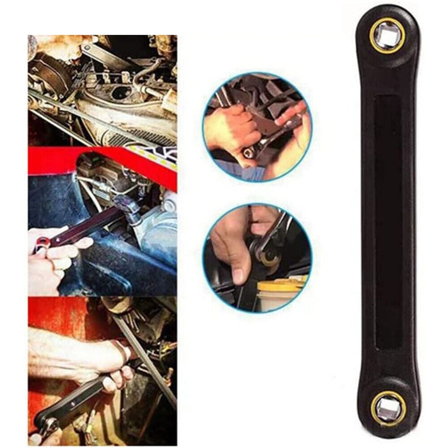 Universal Impact Driver Extension Socket with Ratchet Wrench Adapter