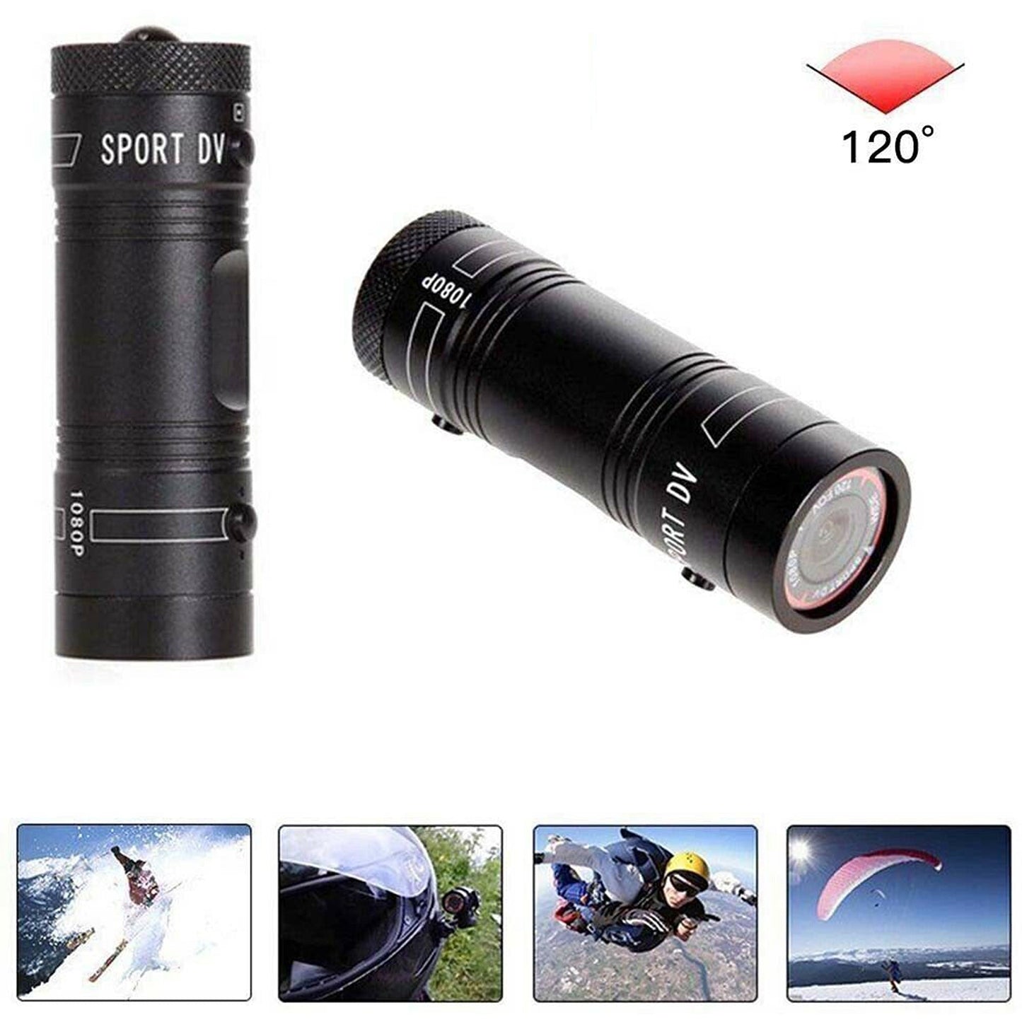 Full HD 1080P Motorcycle and Bicycle Helmet Action Camera