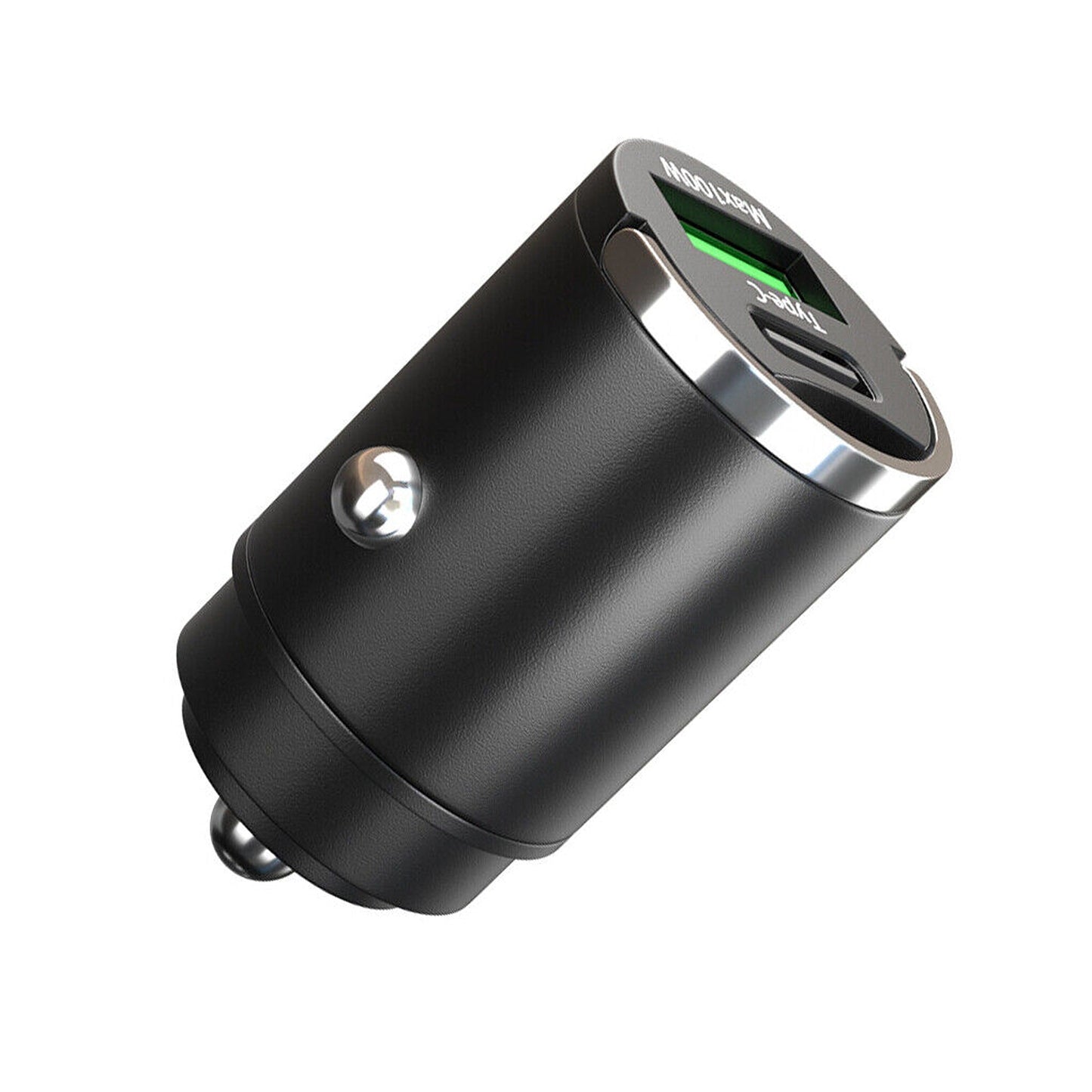 Dual Port Car Phone Charger Fast Type-C and USB QC3.0