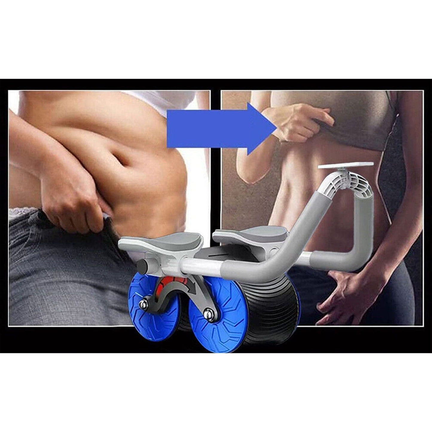 Core Strength Training Abdominal Wheel with Elbow Support