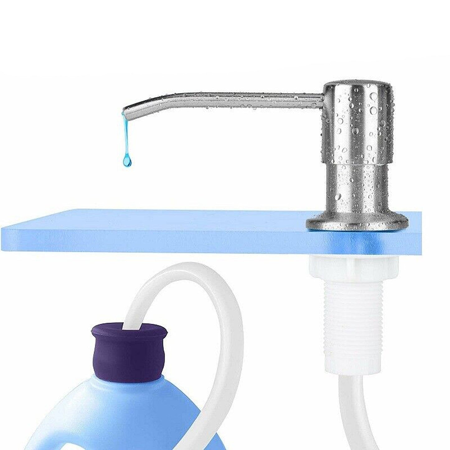 Kitchen Sink Soap Dispenser with Extension Tube Kit for Hand Pumps