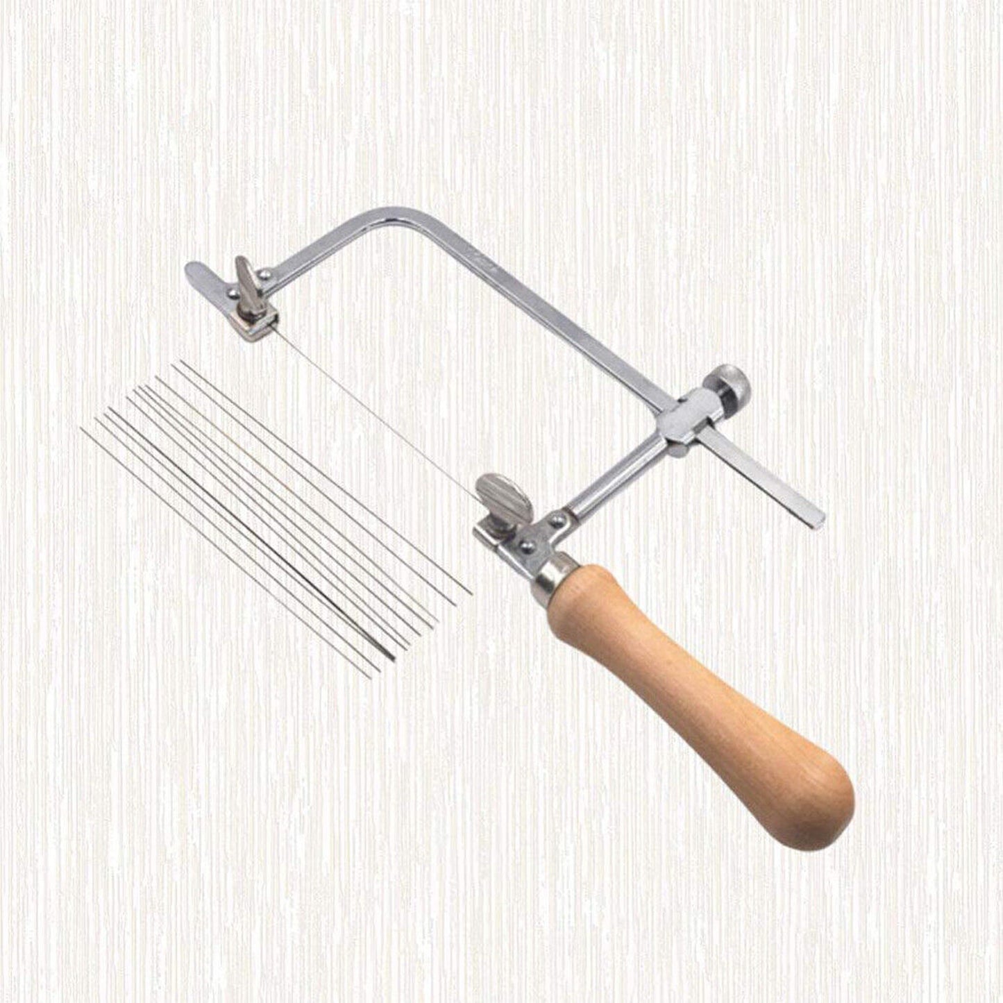 Jewelers U-shaped Saw DIY Tool with 12 Blades Kit