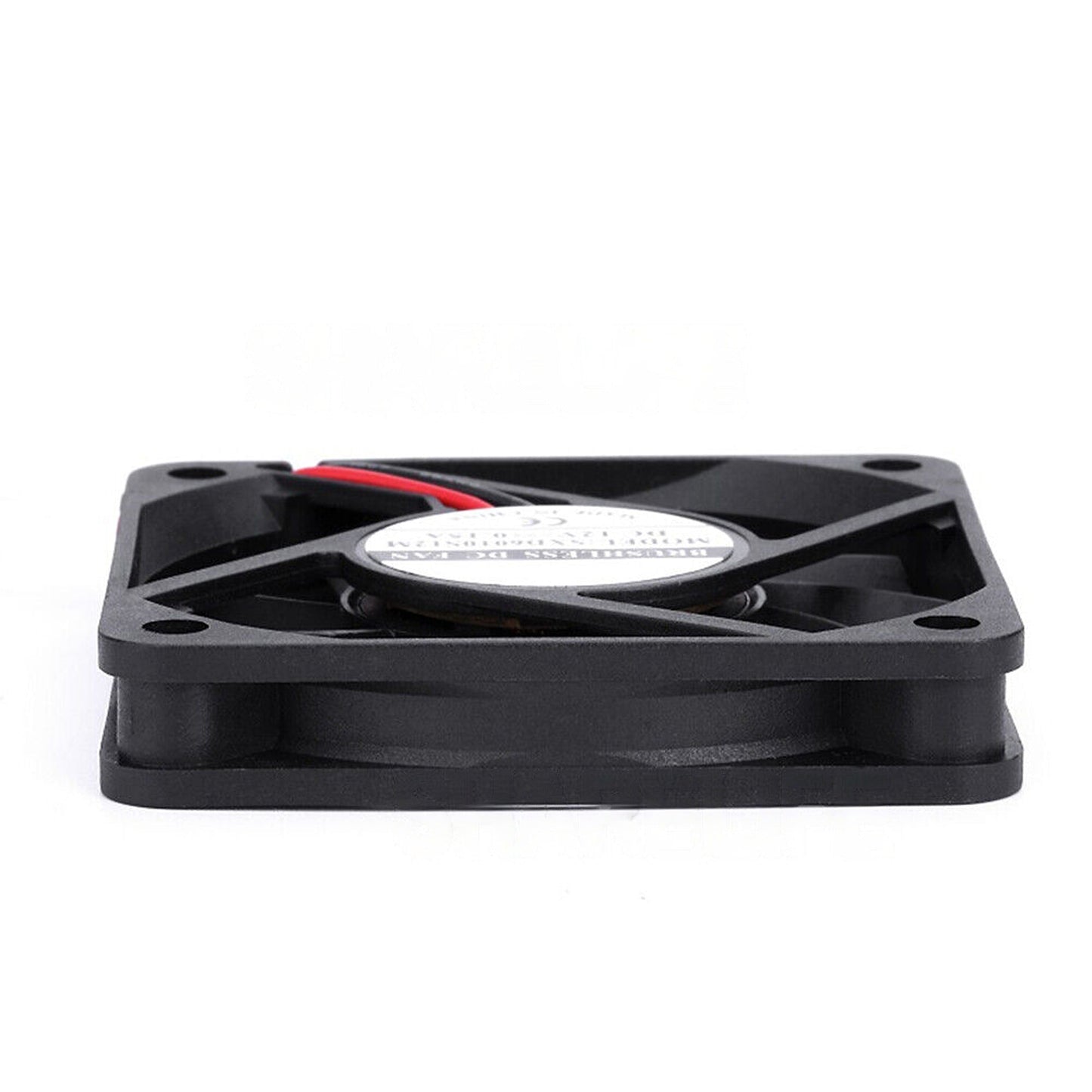 2pcs Silent Brushless PC Case Cooling Fans Black 12V