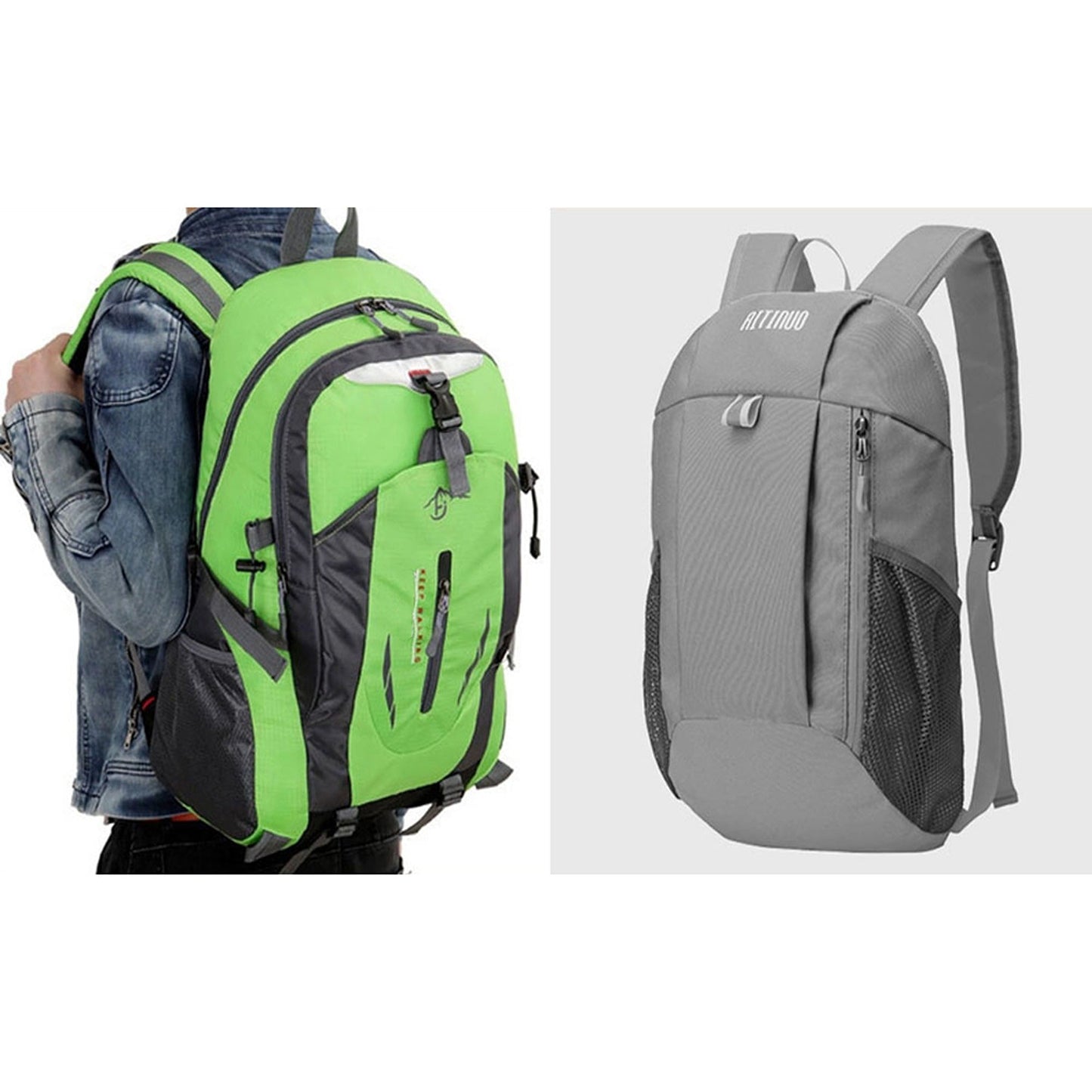 40L Waterproof Backpack for Outdoor Travel and Hiking Camping Luggage Rucksack