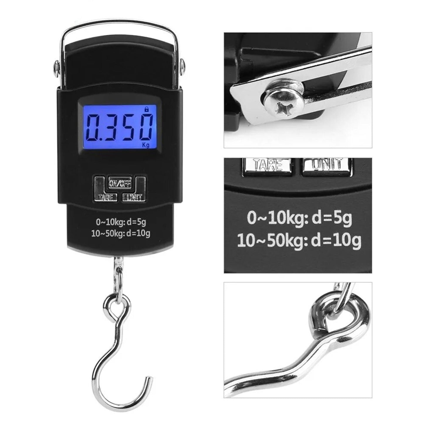 Travel Luggage Hanging Weighing Scale LCD Digital Electronic
