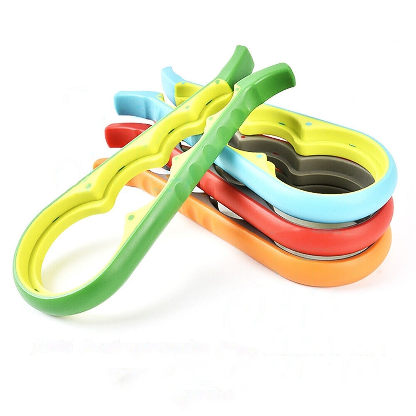4-in-1 Multi-Purpose Rubber Jar Lid Opener for Arthritis Bottle Can Twister