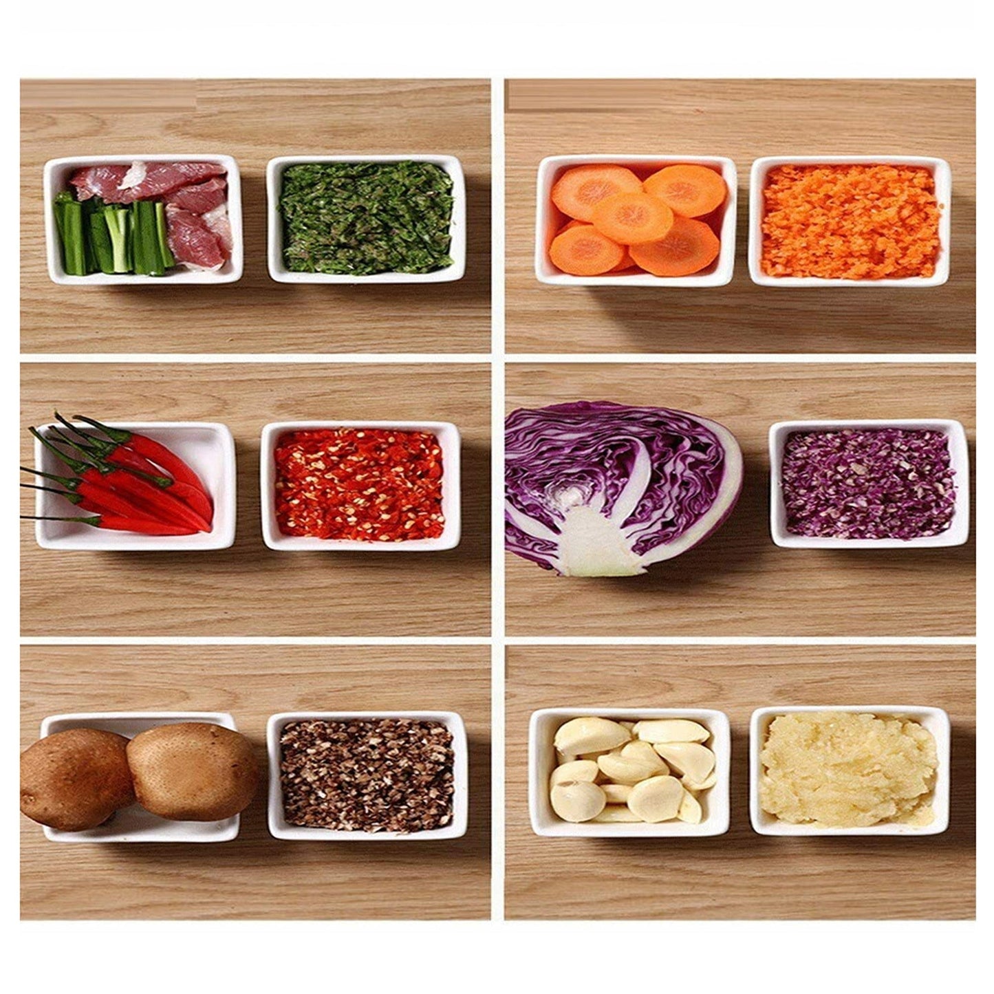 Food Meat Fruit Vegetable Blender Onion Garlic Chopper Dicer Mincer Shredder