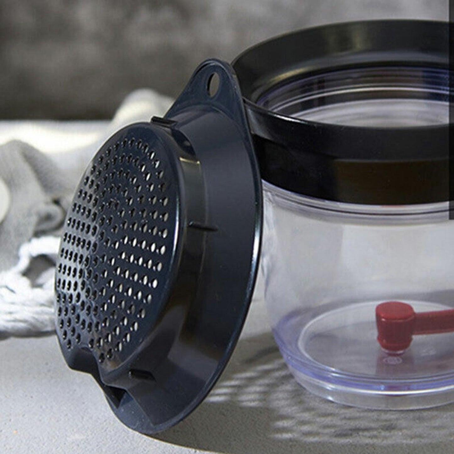 Gravy Fat Separator 1000ml Bottom Release Kitchen Tool with Strainer