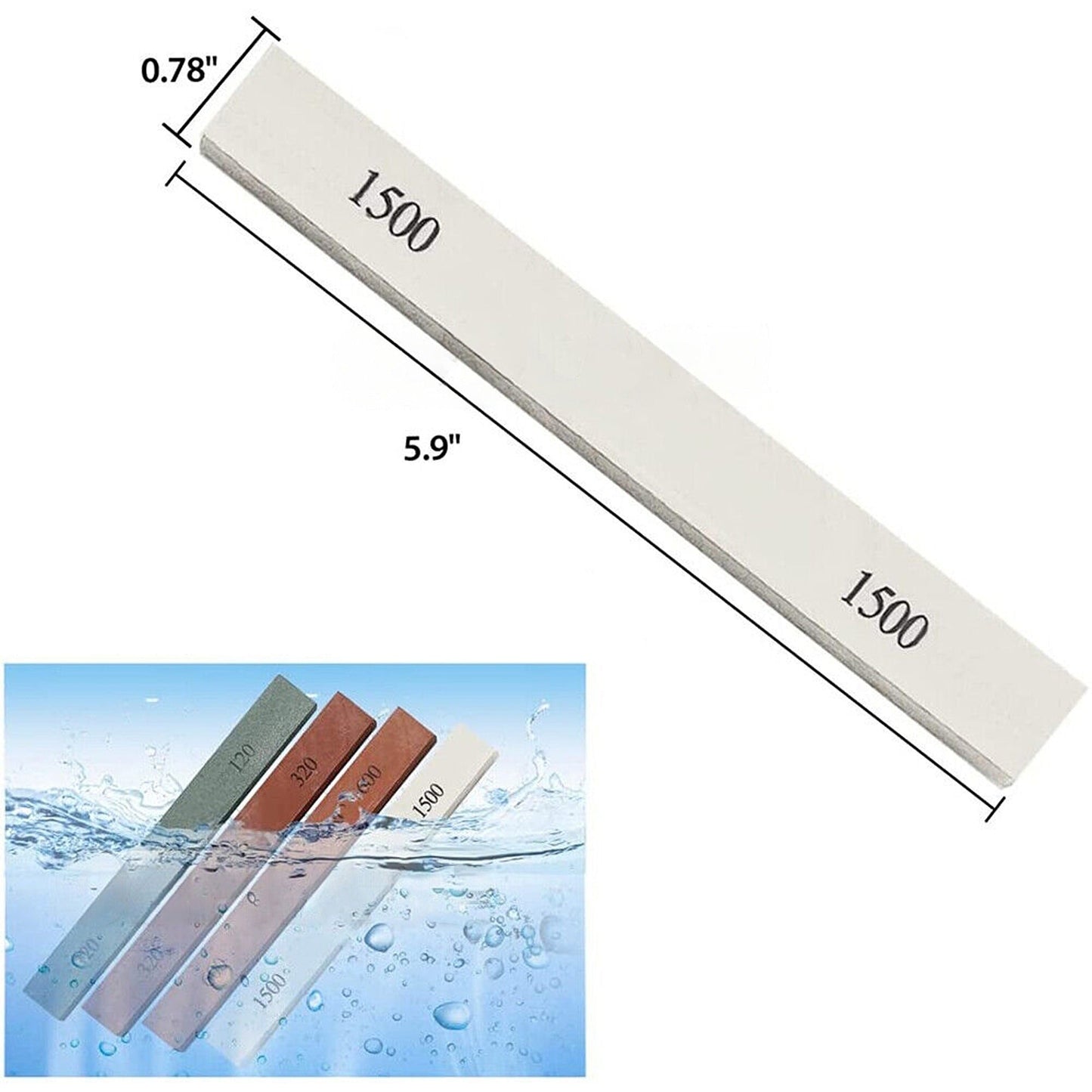 Sharpening System for Knives Edge Sharpener with 4 Stones Kit