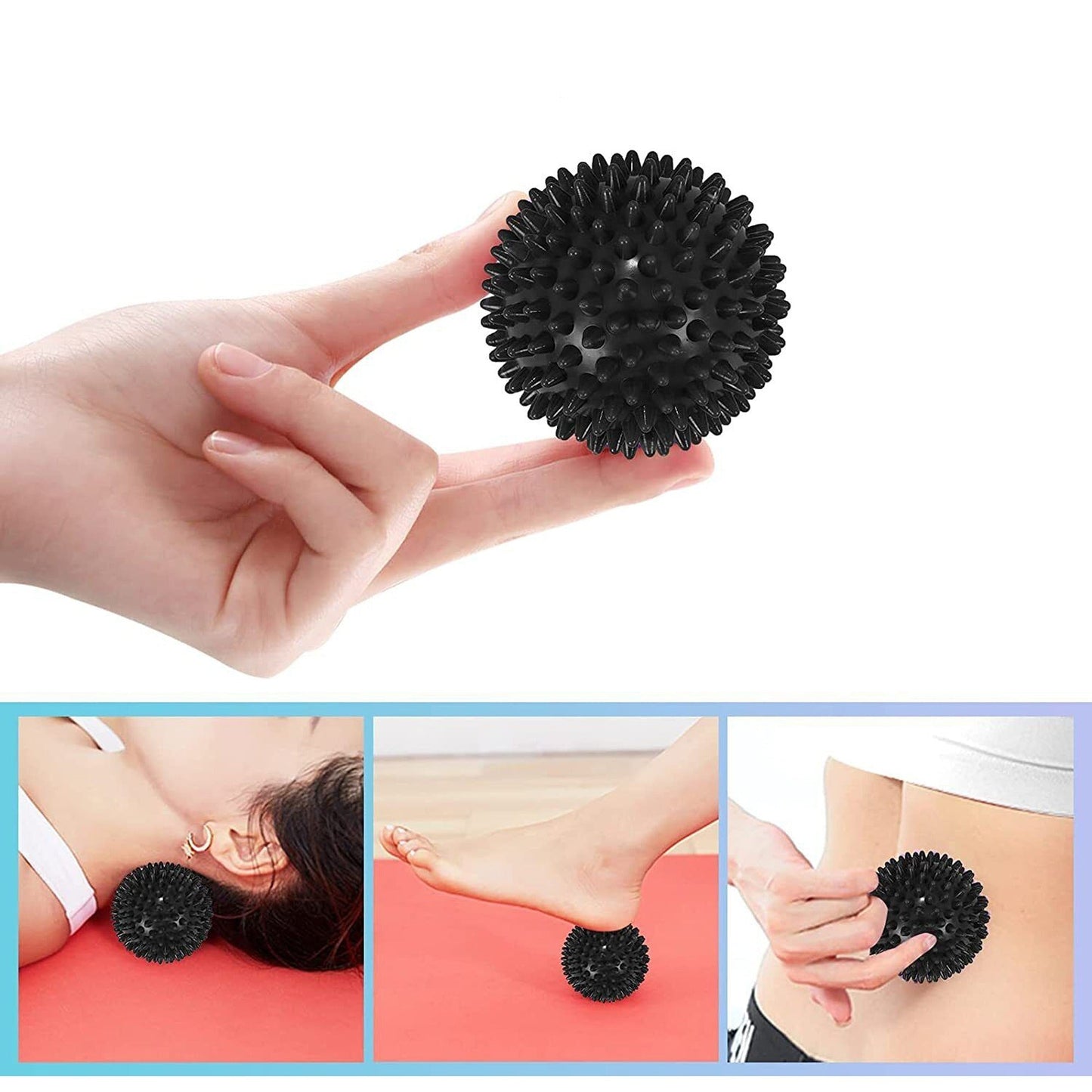 Foam Roller Yoga Set with Massage Ball and Resistance Band