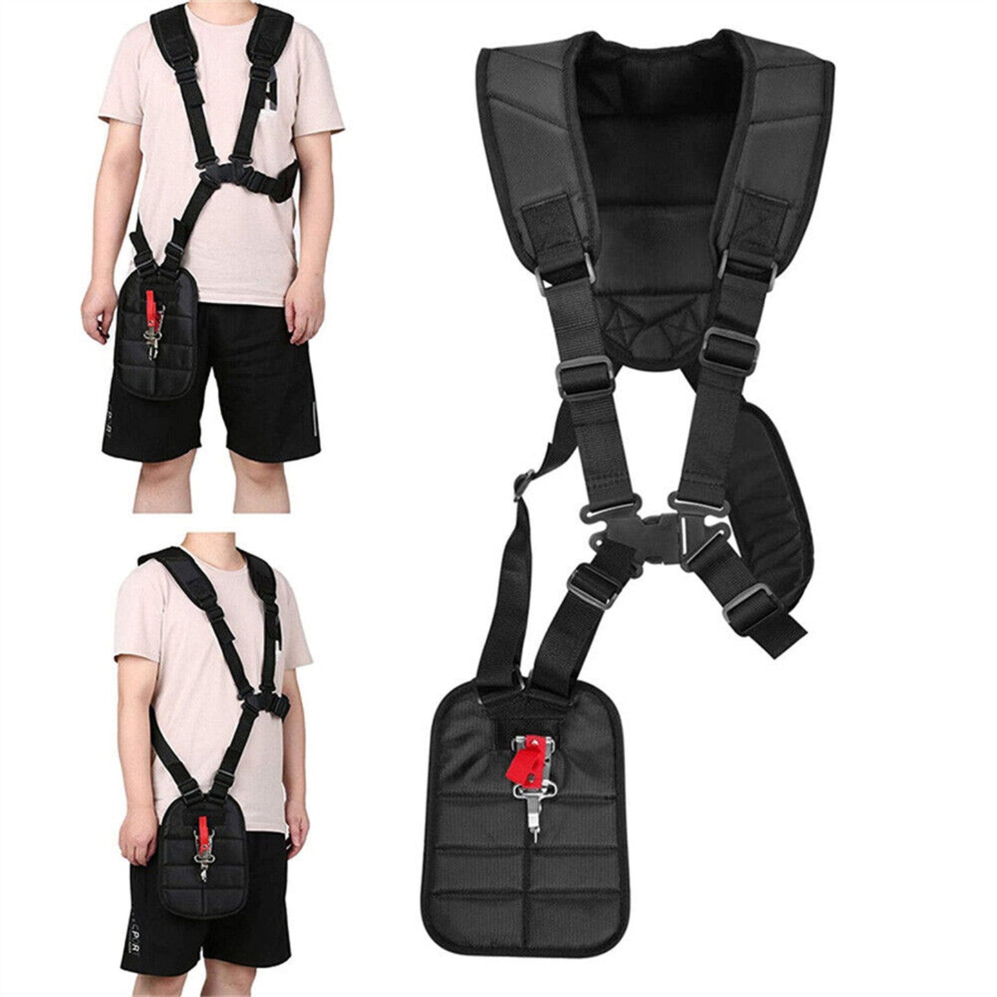 Double Shoulder Harness Strap for Grass Trimmers and Brush Cutters