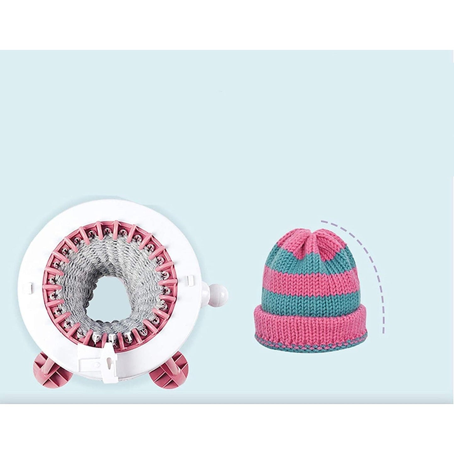 Children Smart Knitting Loom Machine Set DIY Kit for Socks and Hats