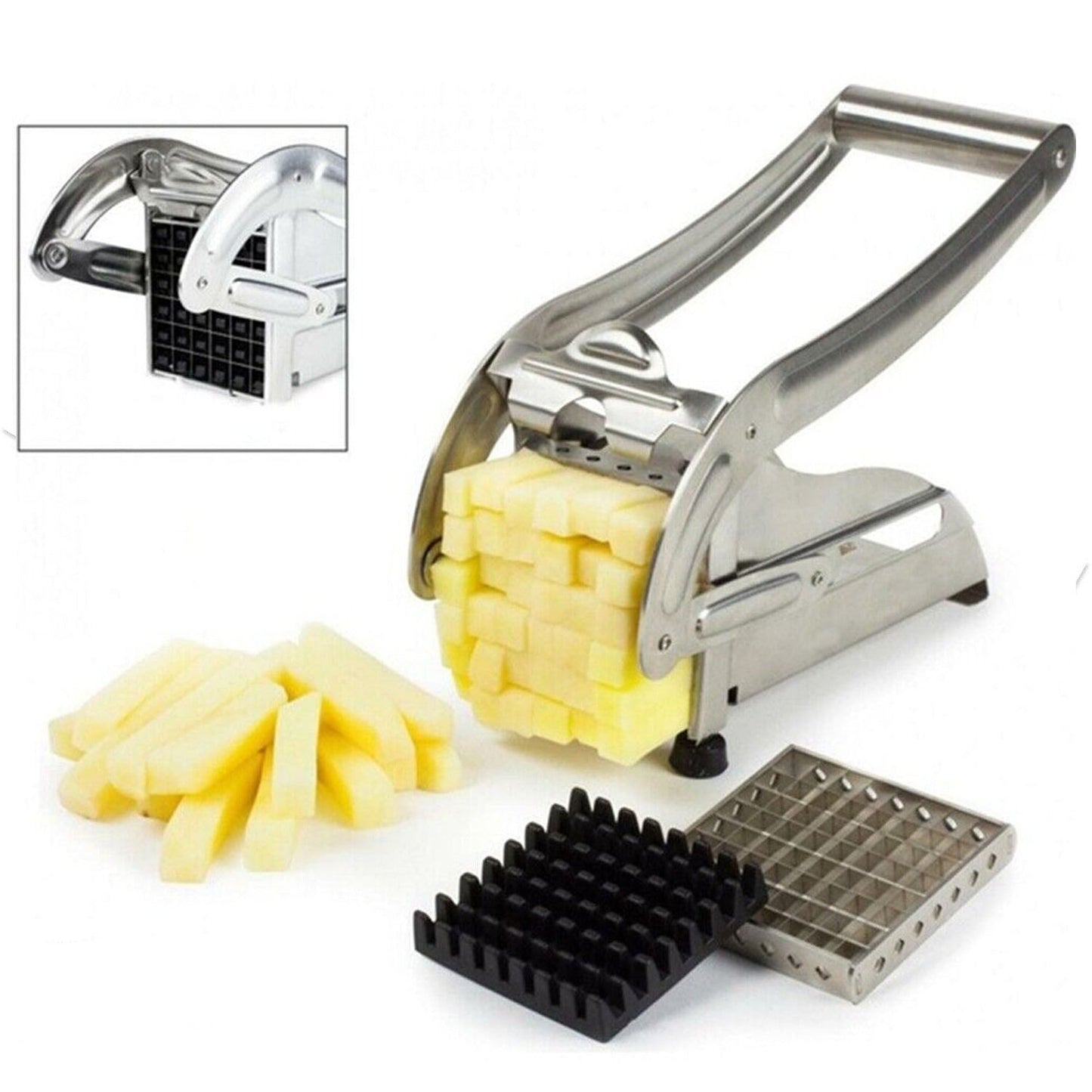 French Fries Potato Chipper Stainless Steel Dicer Slicer Chopper