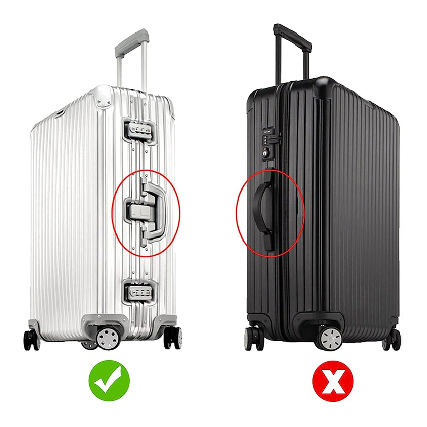 Protective PVC Luggage Cover Clear Travel Case Waterproof