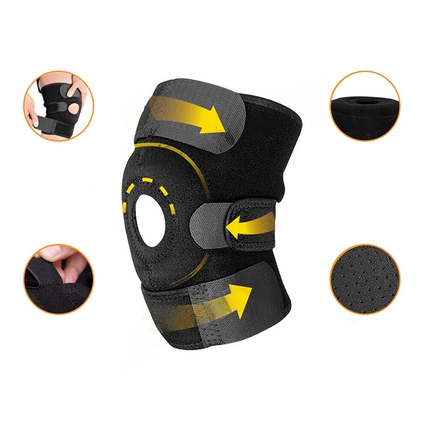 Adjustable Knee Brace for Arthritis Open Stabilizer Sports Support