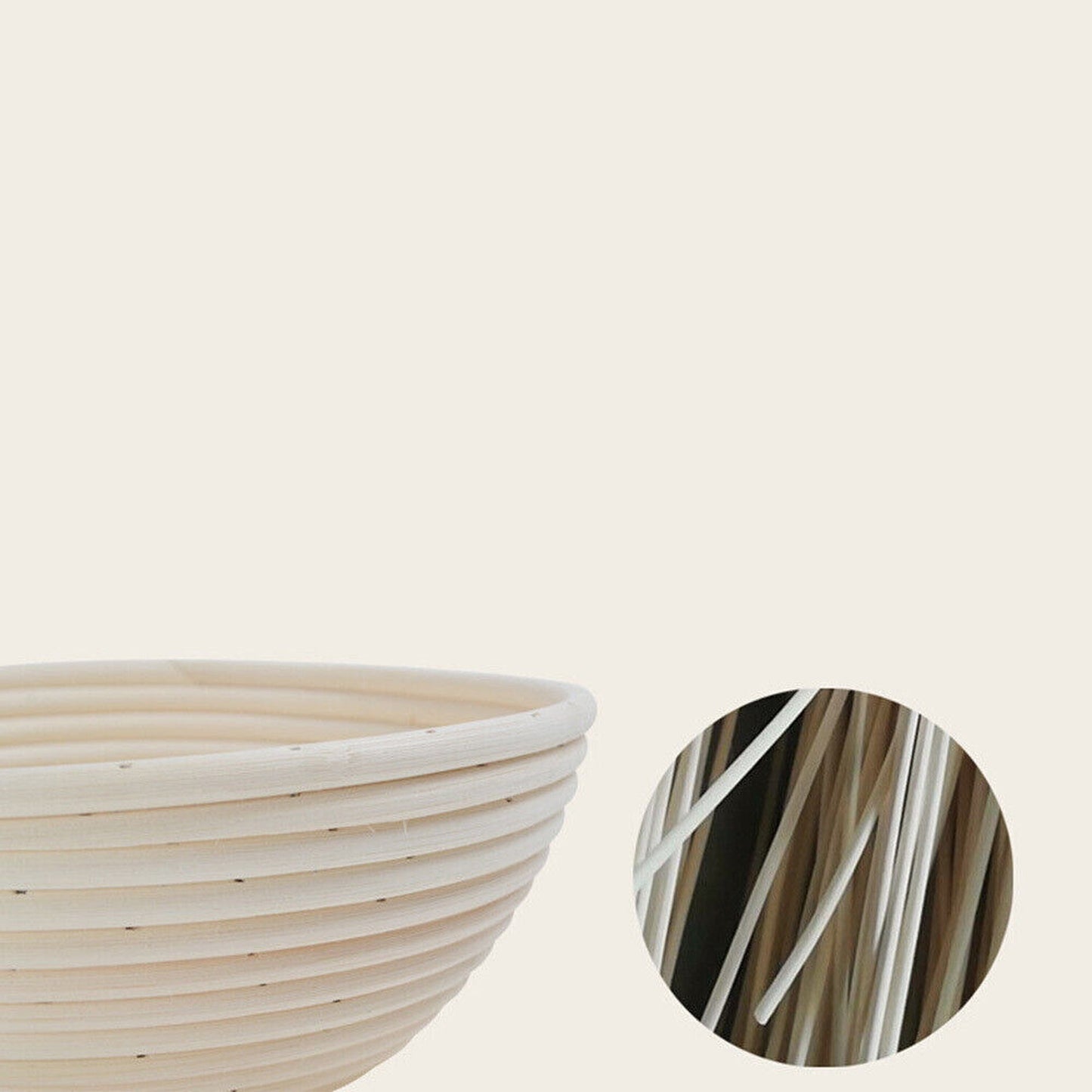 Professional Baker Dough Rising Basket Rattan 20cm