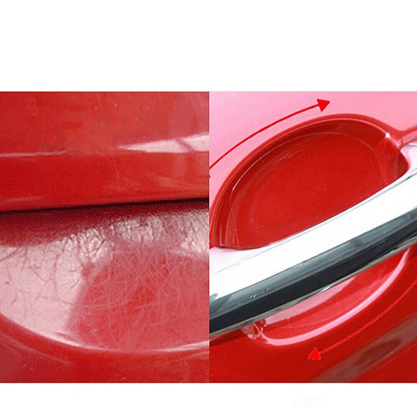 8pcs Transparent Scratch Protection Vinylfilm Car Door Handle Sticker
