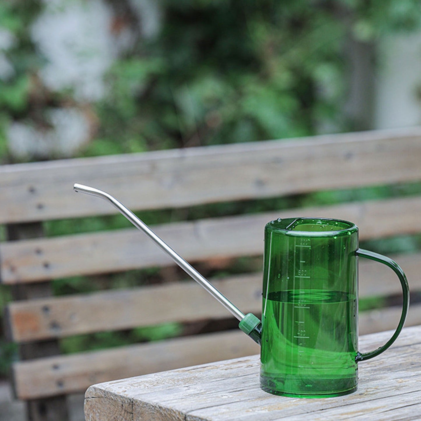 1L Indoor Outdoor Long Spout Watering Can Steel Plastic