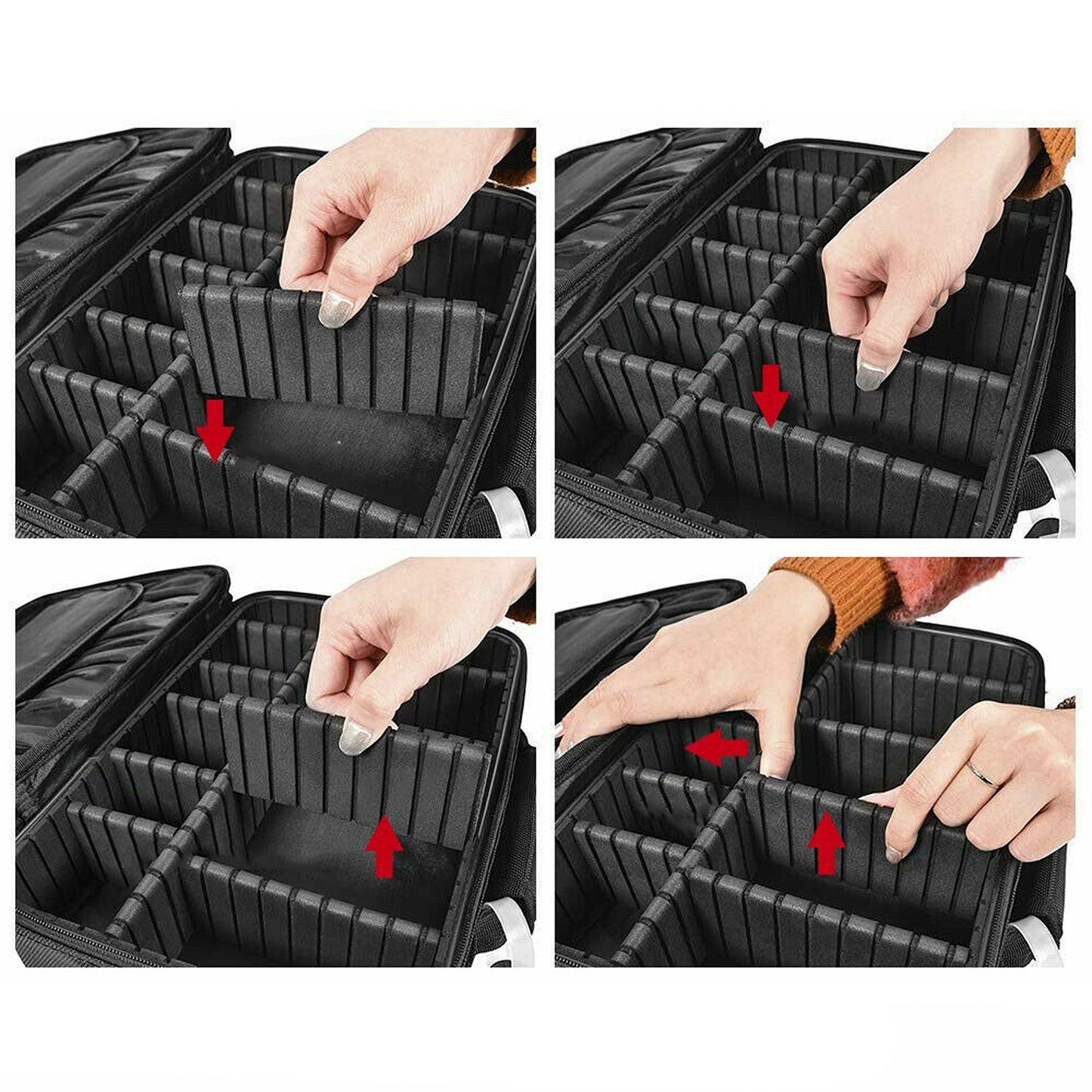 Travel Toiletry Organizer Portable Cosmetic Case Storage Pouch