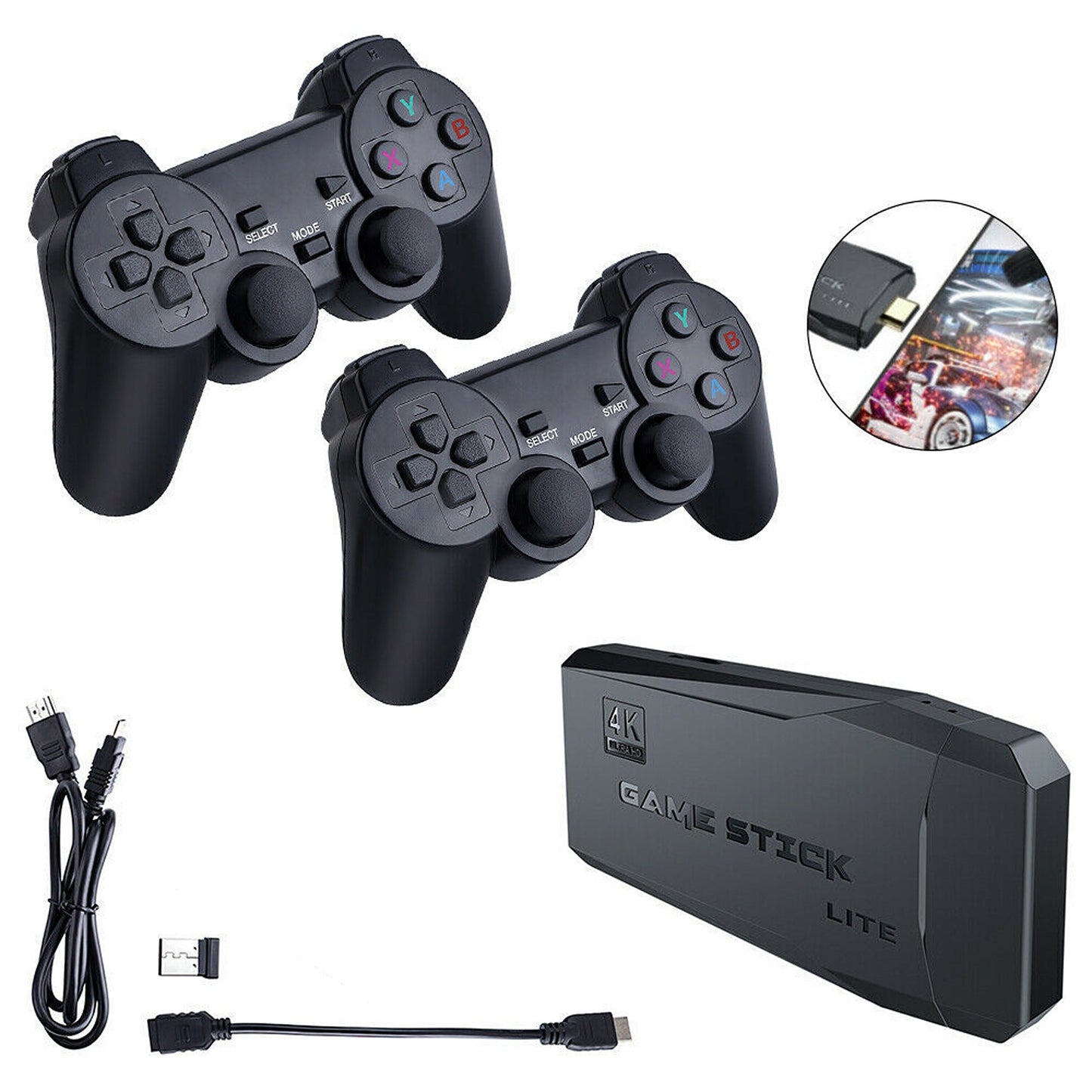 4K HDMI Retro Gaming Console with 10000 Games