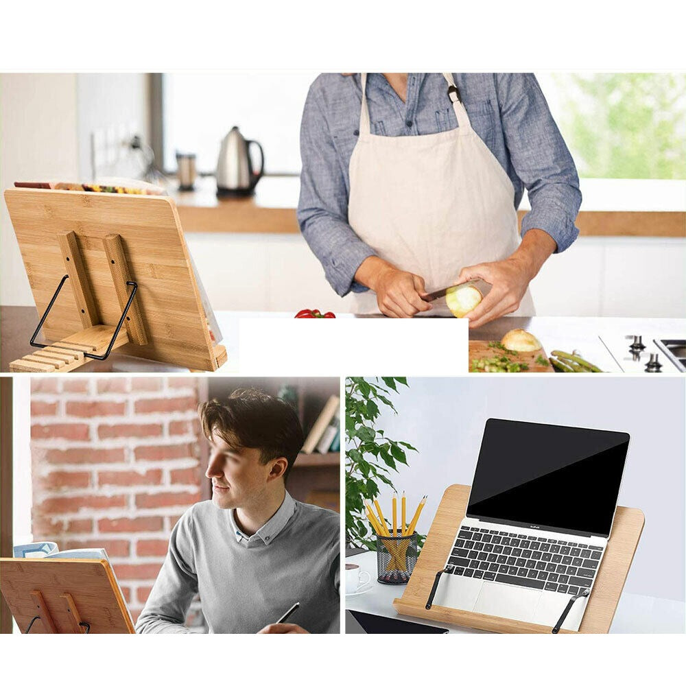 Portable Bookstand with Adjustable Book Holder for Reading