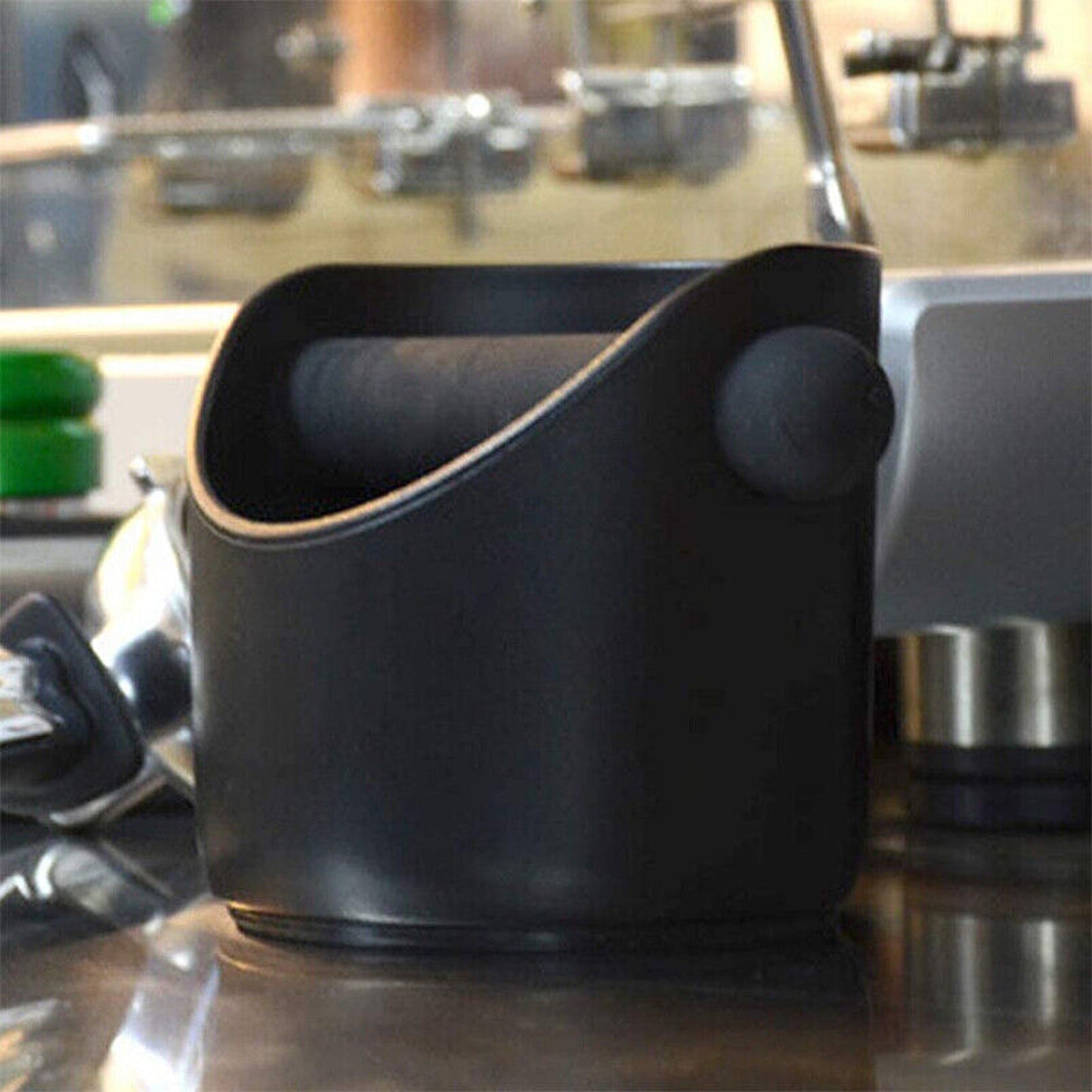 Coffee Grinds Knock Box Espresso Waste Bin with Tamper Tube